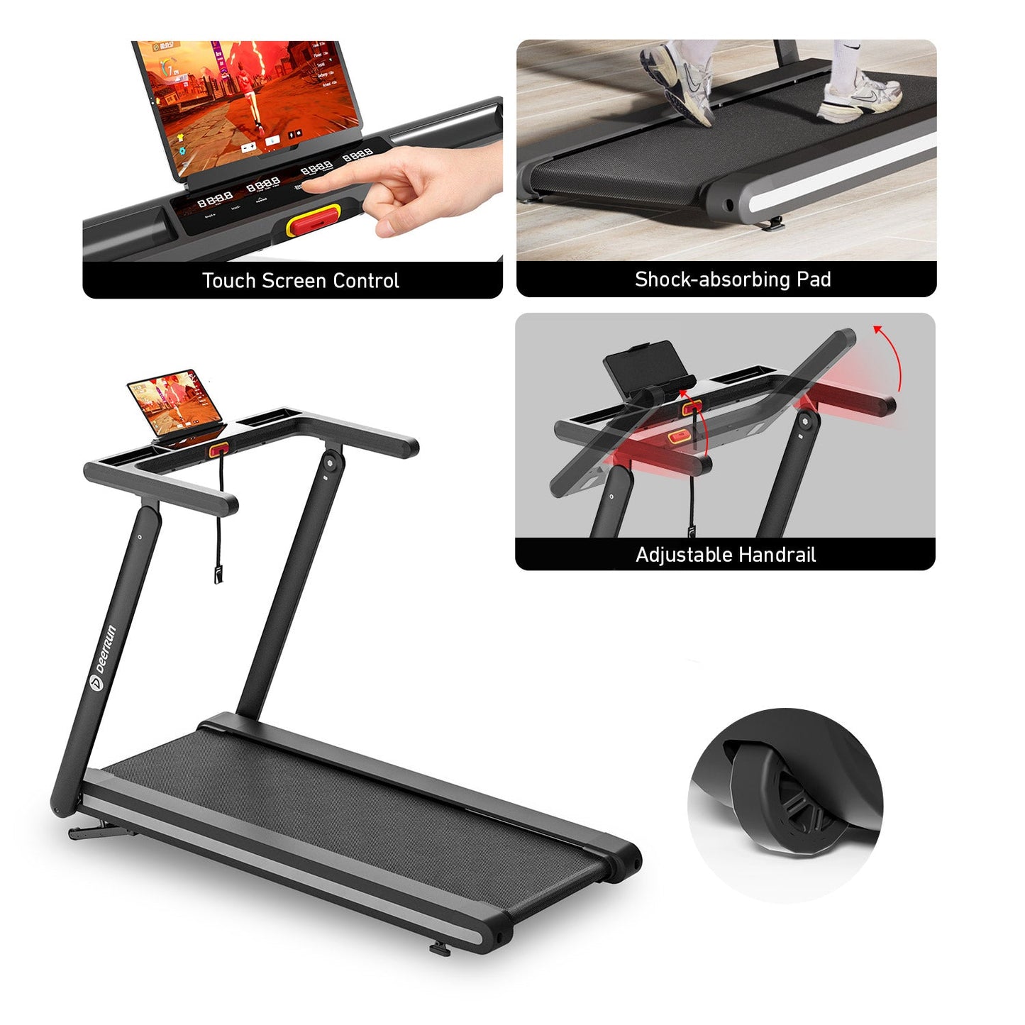 X20 Treadmill with 15% Auto Incline Full Running Deck Treadmill