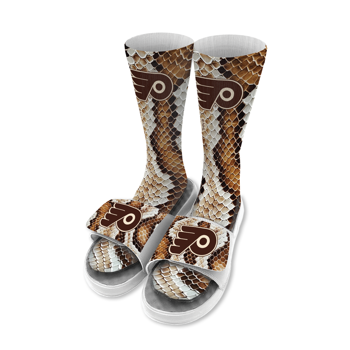 Philadelphia Flyers Year of the Snake Sock/Slide Bundle