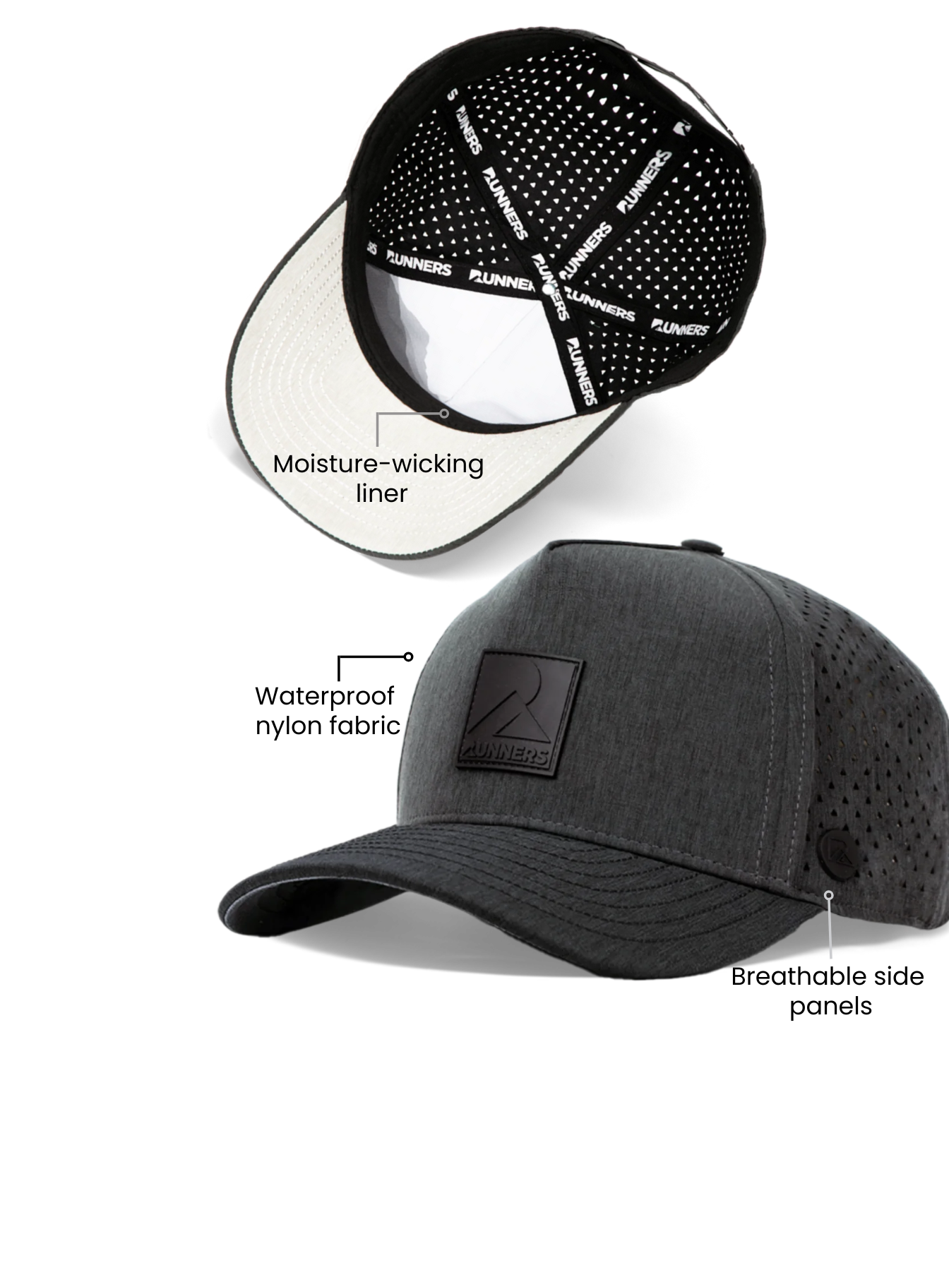 Vintage Grey Performance Hat