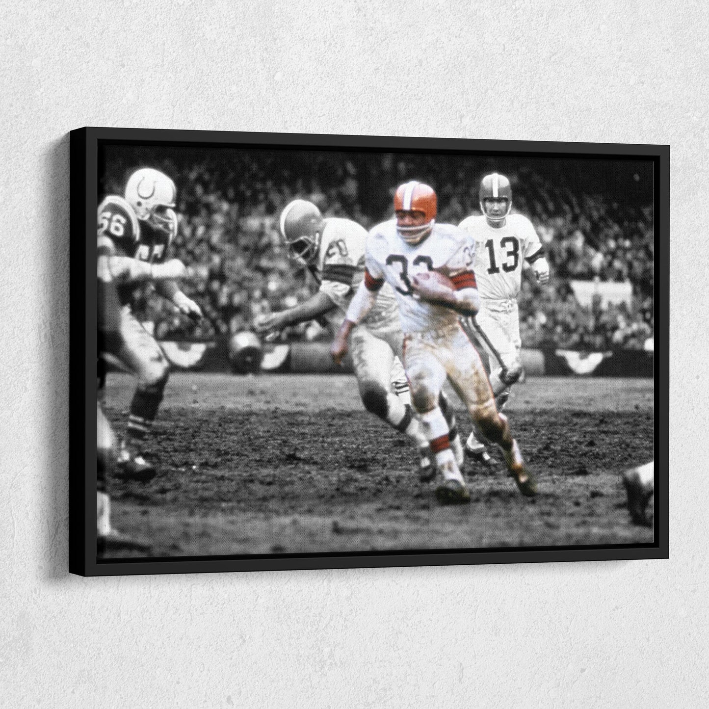 1964 NFL Championship Cleveland Browns Canvas Wall Art