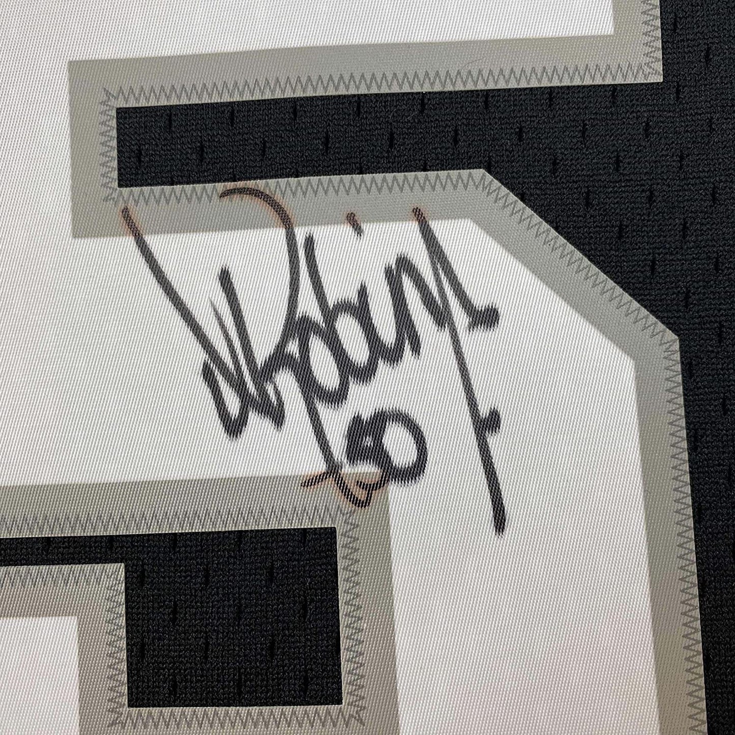 Framed Autographed/Signed David Robinson 35x39 San Antonio Spurs Black Authentic M&N Basketball Jersey Beckett BAS COA