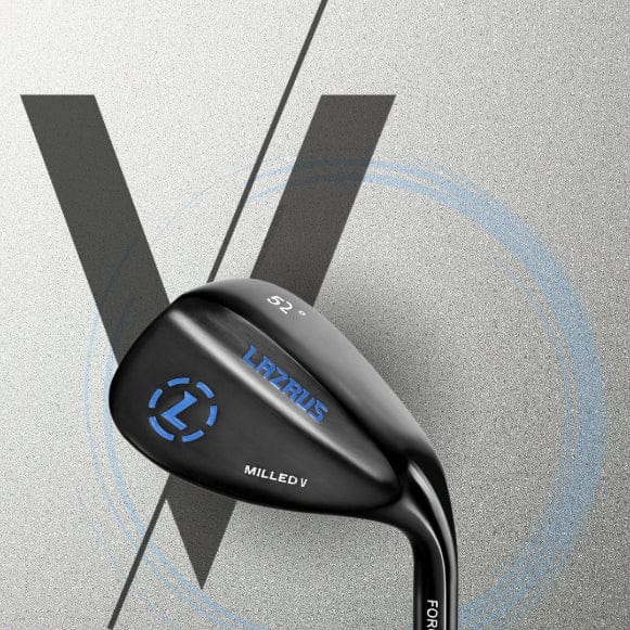 Lazrus Milled V Wedges Set or Individual (52°, 56° & 60°)