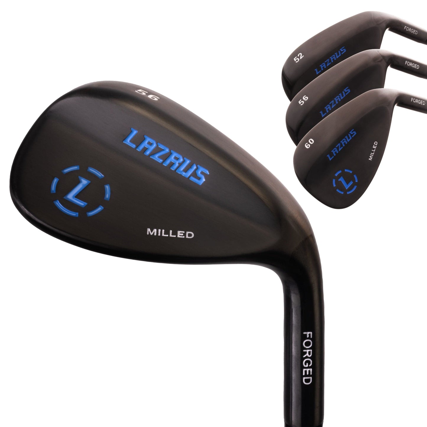 Lazrus Golf 13 pc Set - LAZ2 Driver, 3 Wedges Set, Irons (4-PW), Putter & Bag (optional)