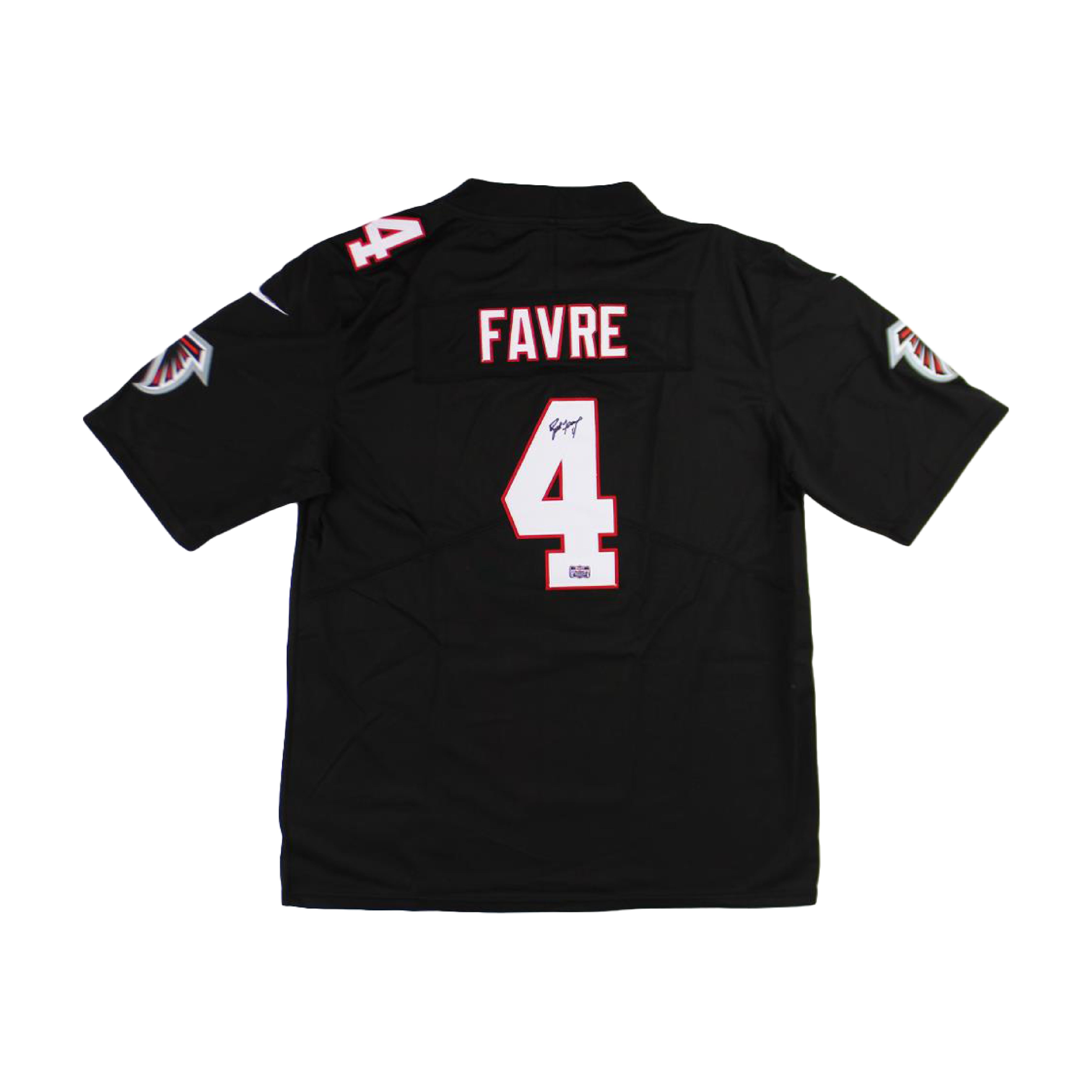Autographed Brett Favre Atlanta Falcons Authentic Home Jersey
