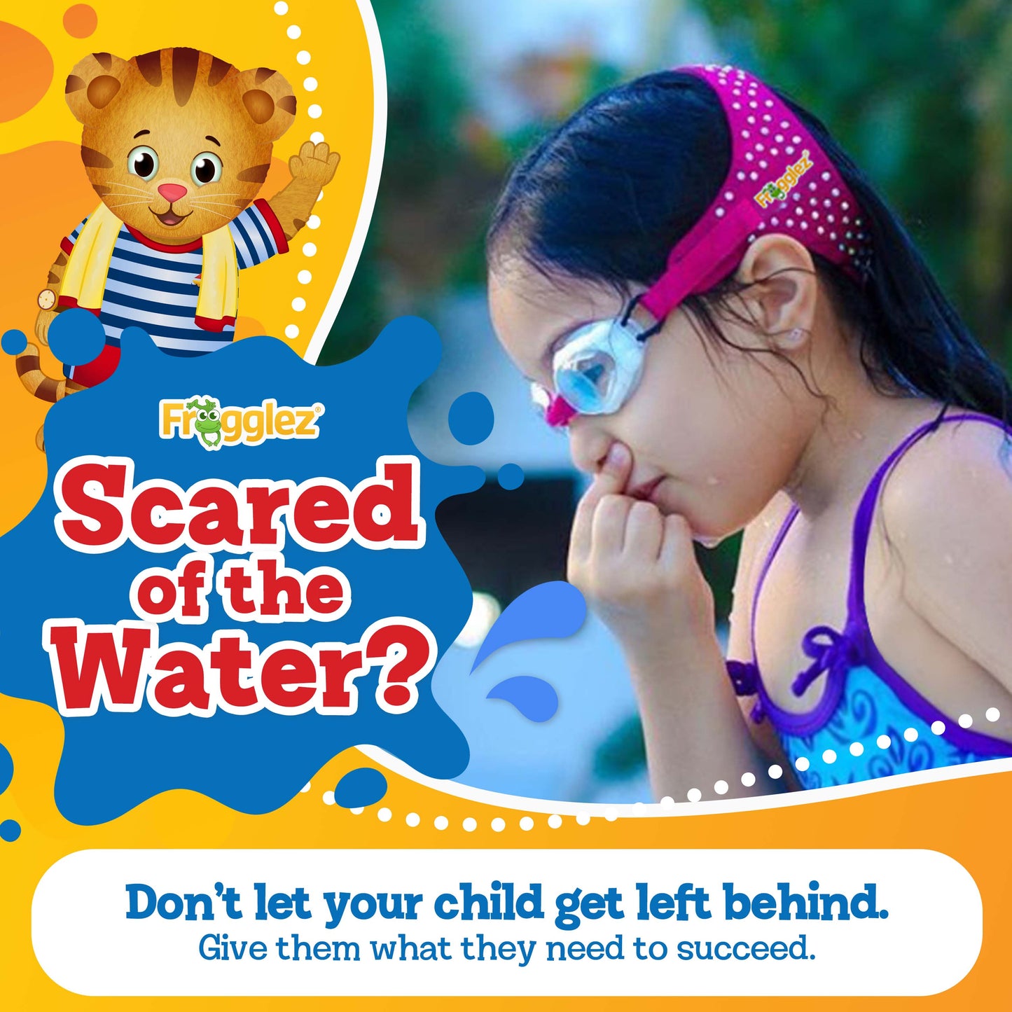 Daniel Tiger Kids Swim Goggles