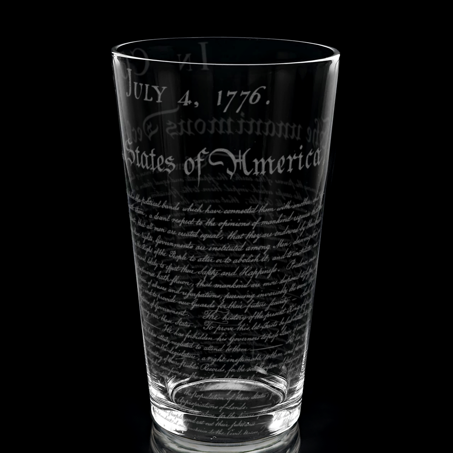Declaration of Independence Pint Glass