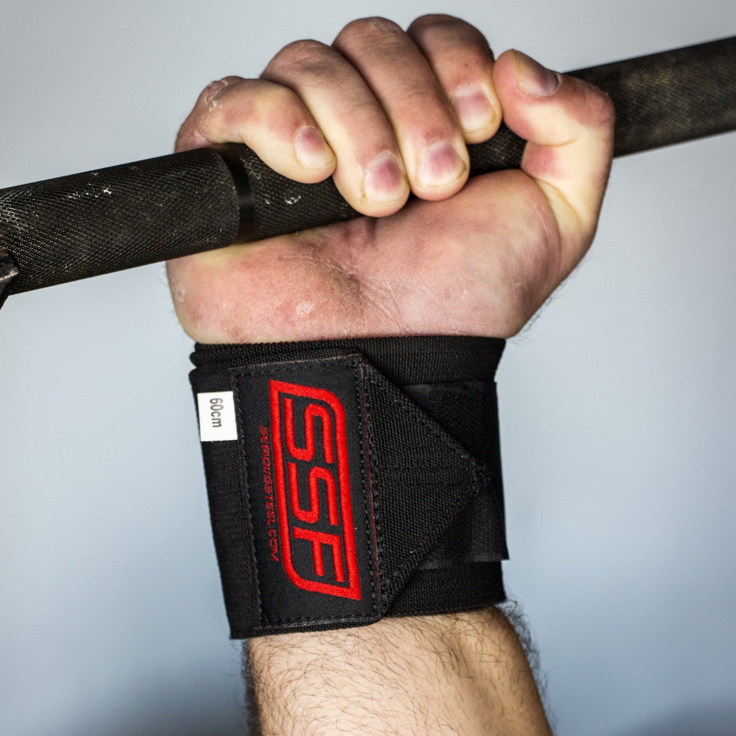 60 cm Black Heavy Duty Wrist Wraps