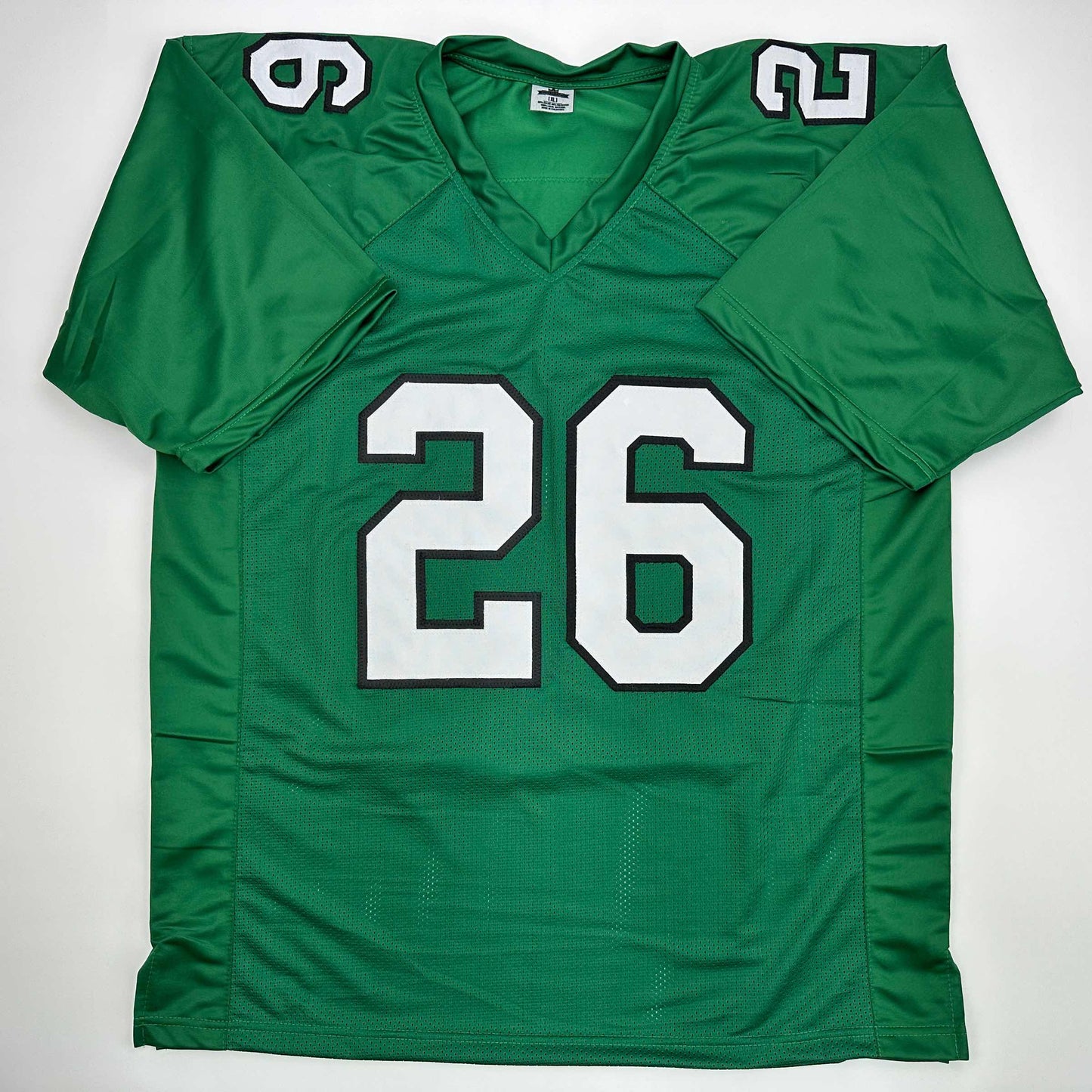Autographed Saquon Barkley Philadelphia Eagles Kelly Green Football Jersey