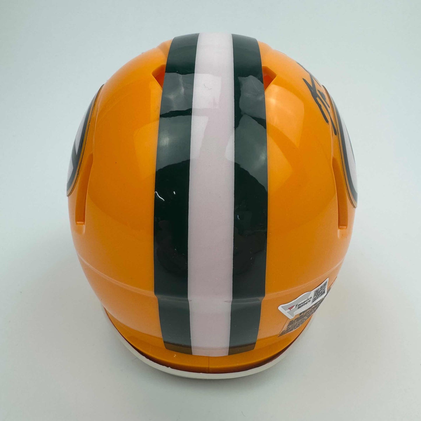 Autographed Aaron Rodgers Green Bay Packers Football Speed Mini Helmet