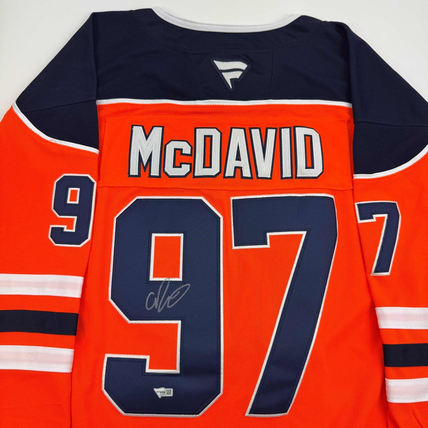 Autographed Connor McDavid Edmonton Oilers Authentic Orange Hockey Jersey