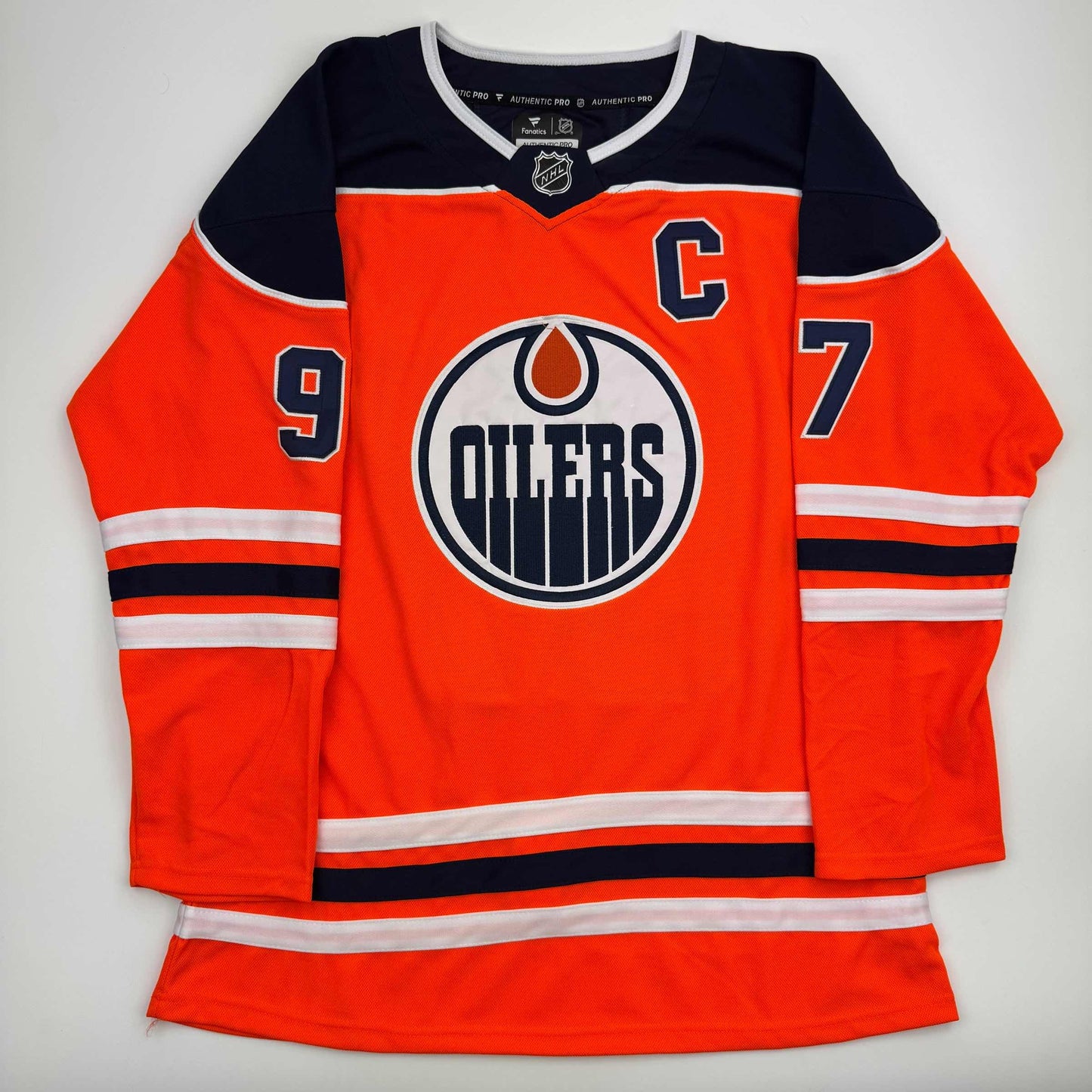 Autographed Connor McDavid Edmonton Oilers Authentic Orange Hockey Jersey
