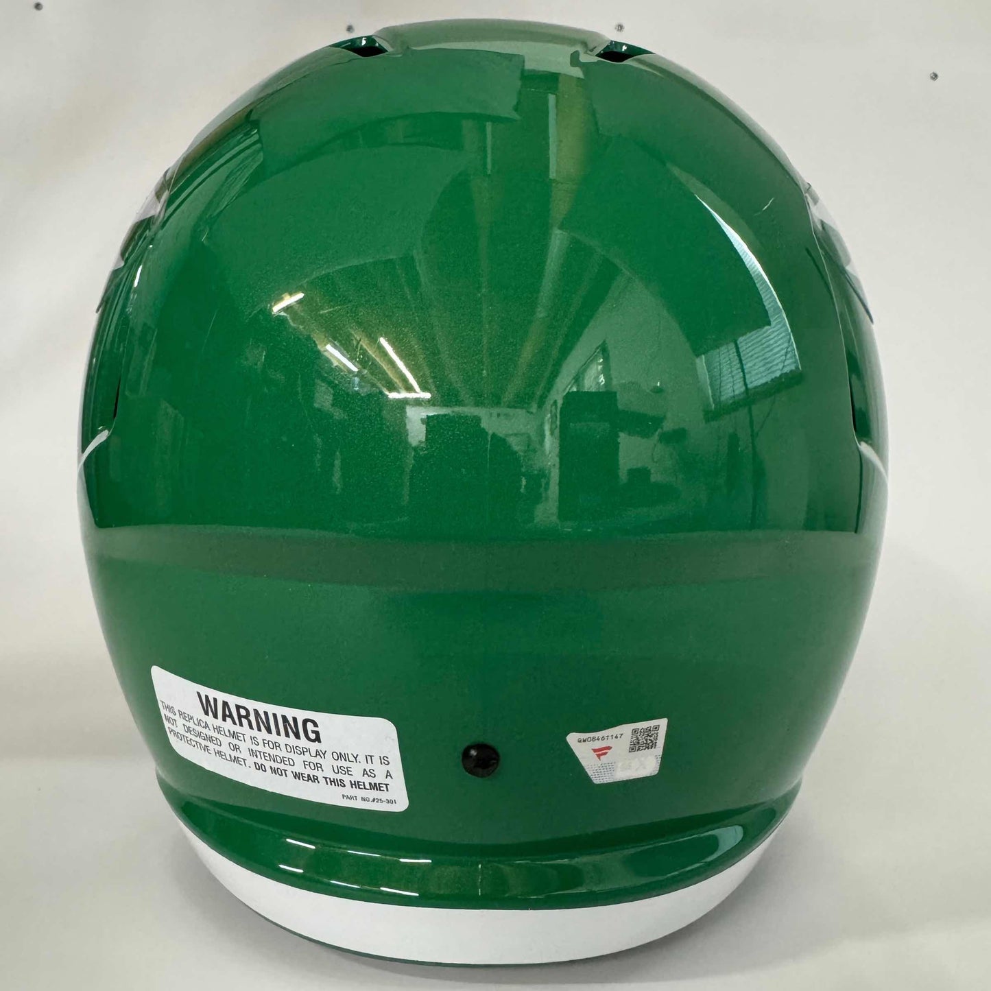 Autographed Philadelphia Eagles Jalen Hurts Kelly Green Full Size Replica Football Helmet