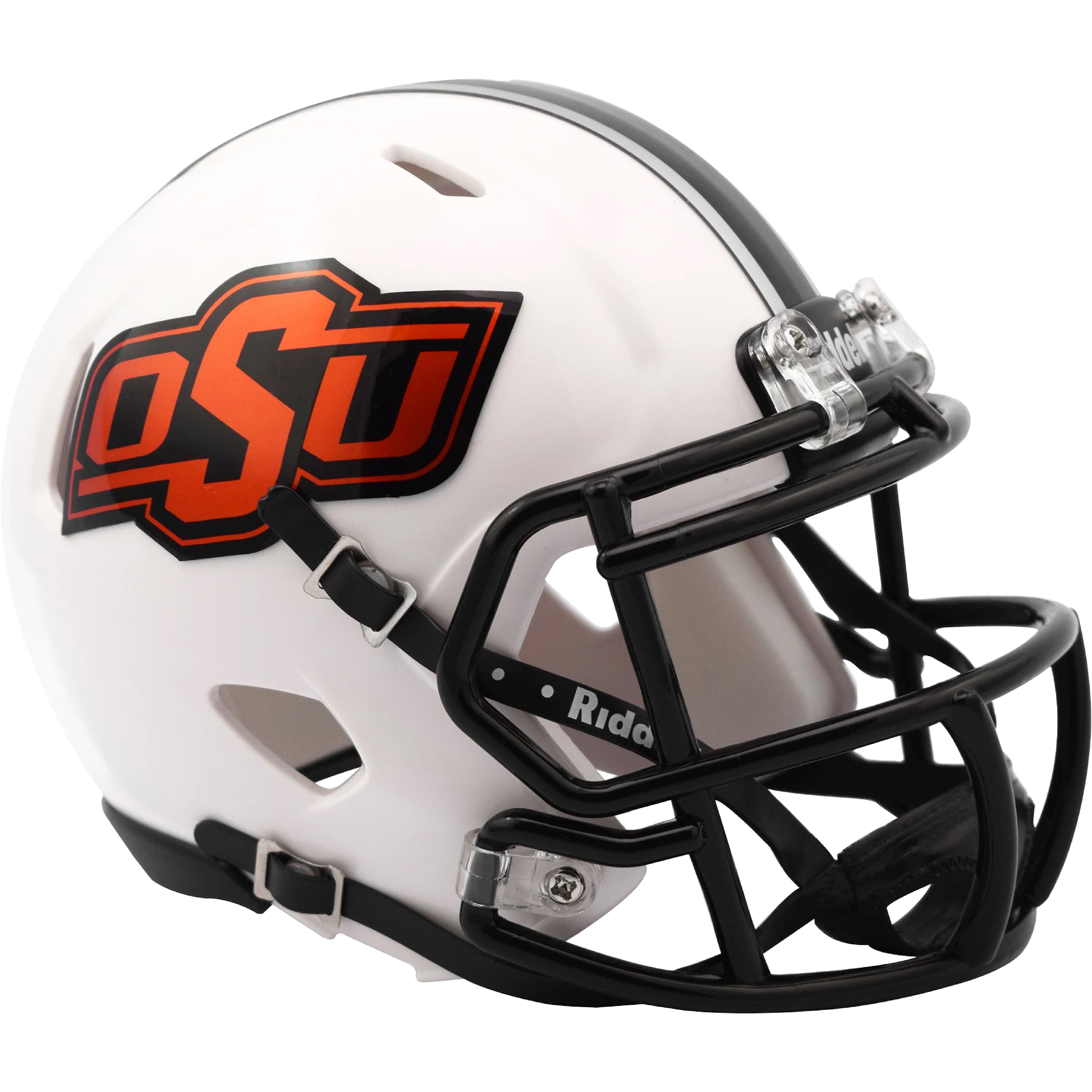Oklahoma State Cowboys "White" Riddell Speed Mini Football Helmet