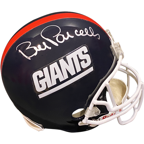 Bill Parcells Autographed New York Giants (Throwback) Full-Size Replica Helmet
