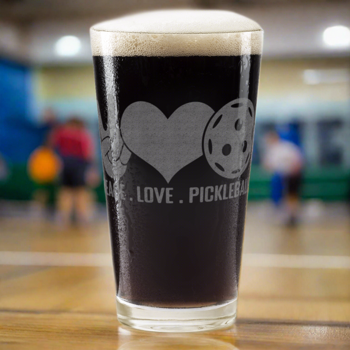 Pickleball Pint Glasses