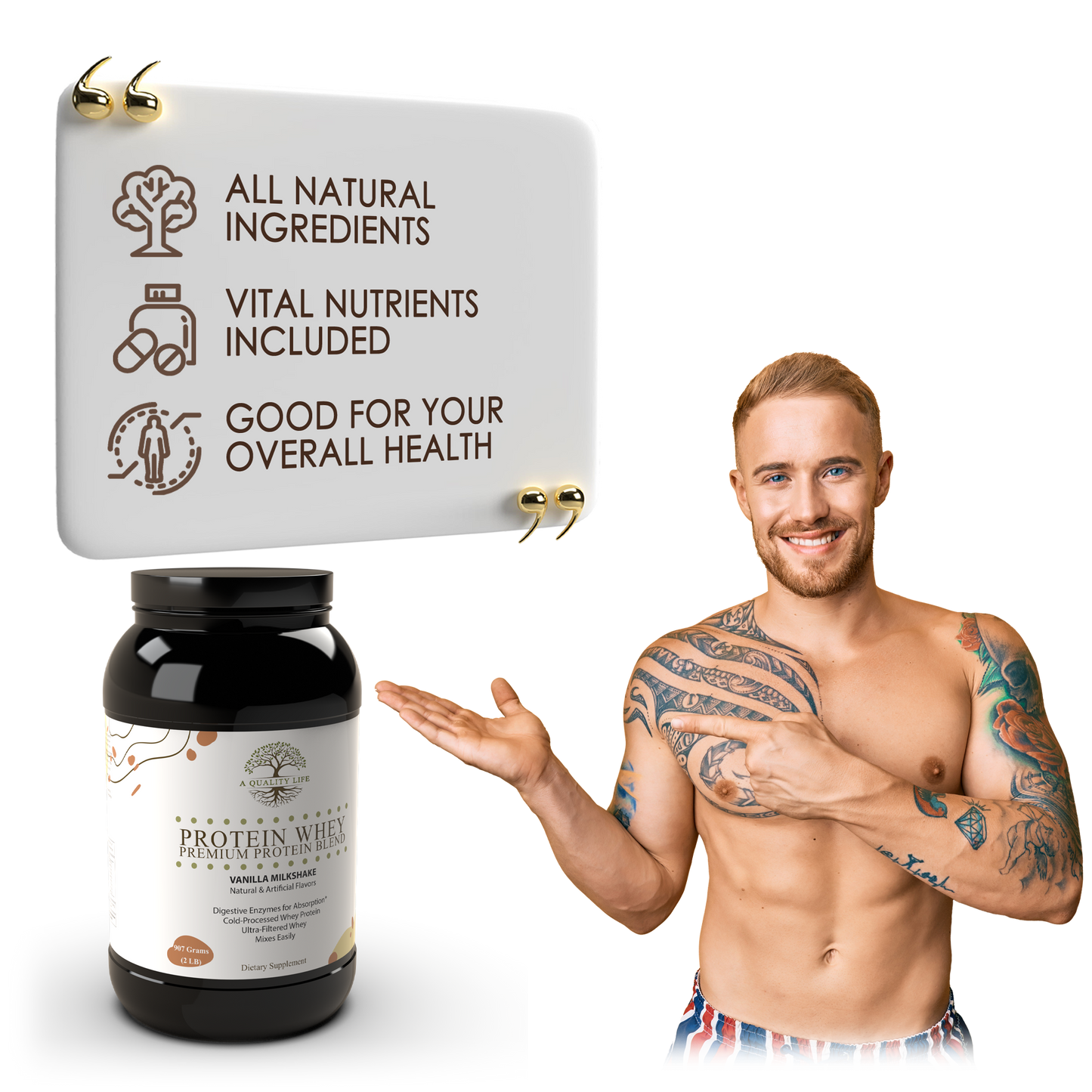 Protein Whey Premium Protein Blend Vanilla Milkshake