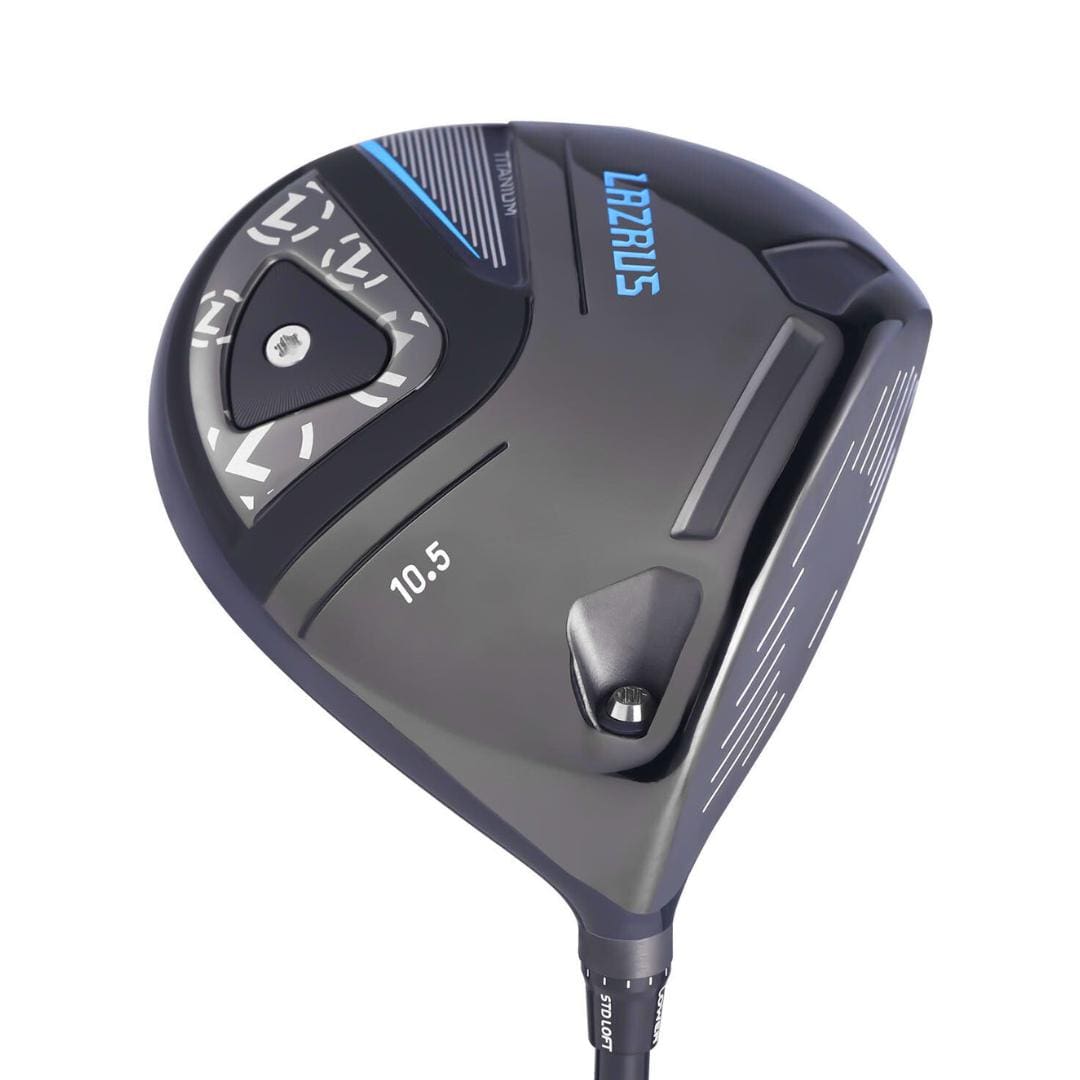 Lazrus Golf 11 pc Set - LAZ2 Driver, 3W, 4H, 6-PW Irons, 52° Wedge, Putter & Bag