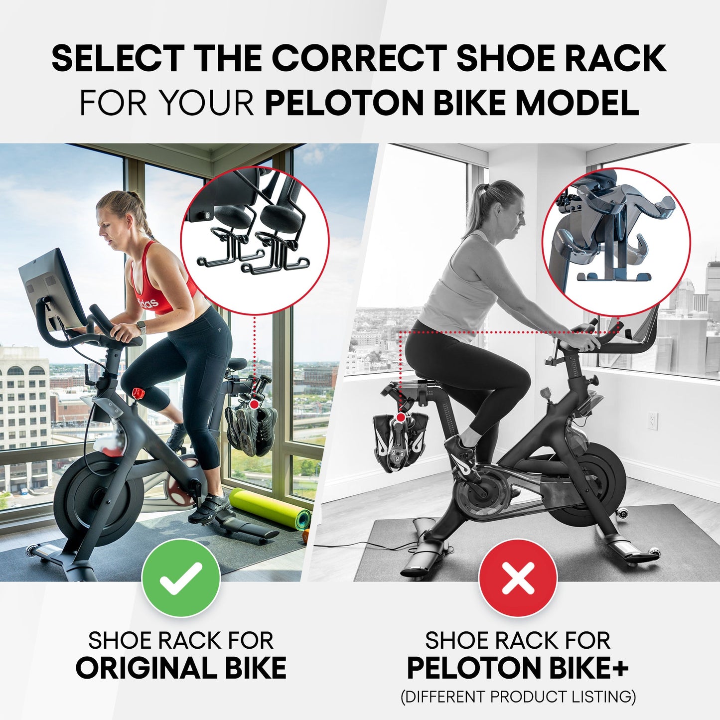 Shoe Rack for Original Peloton (Pair)