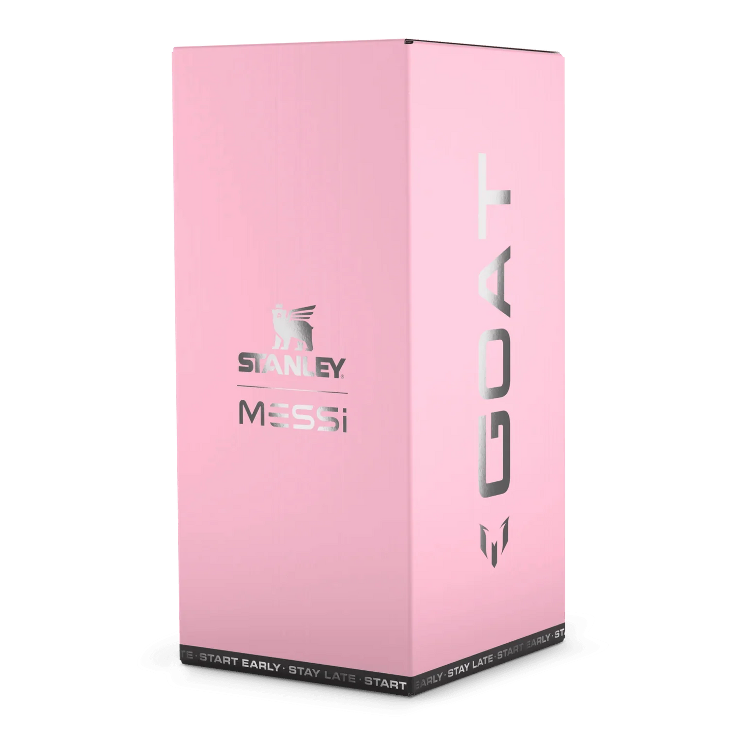 The Messi x Stanley Quencher Protour Flip Straw Tumbler | 40 oz (Goat Pink)