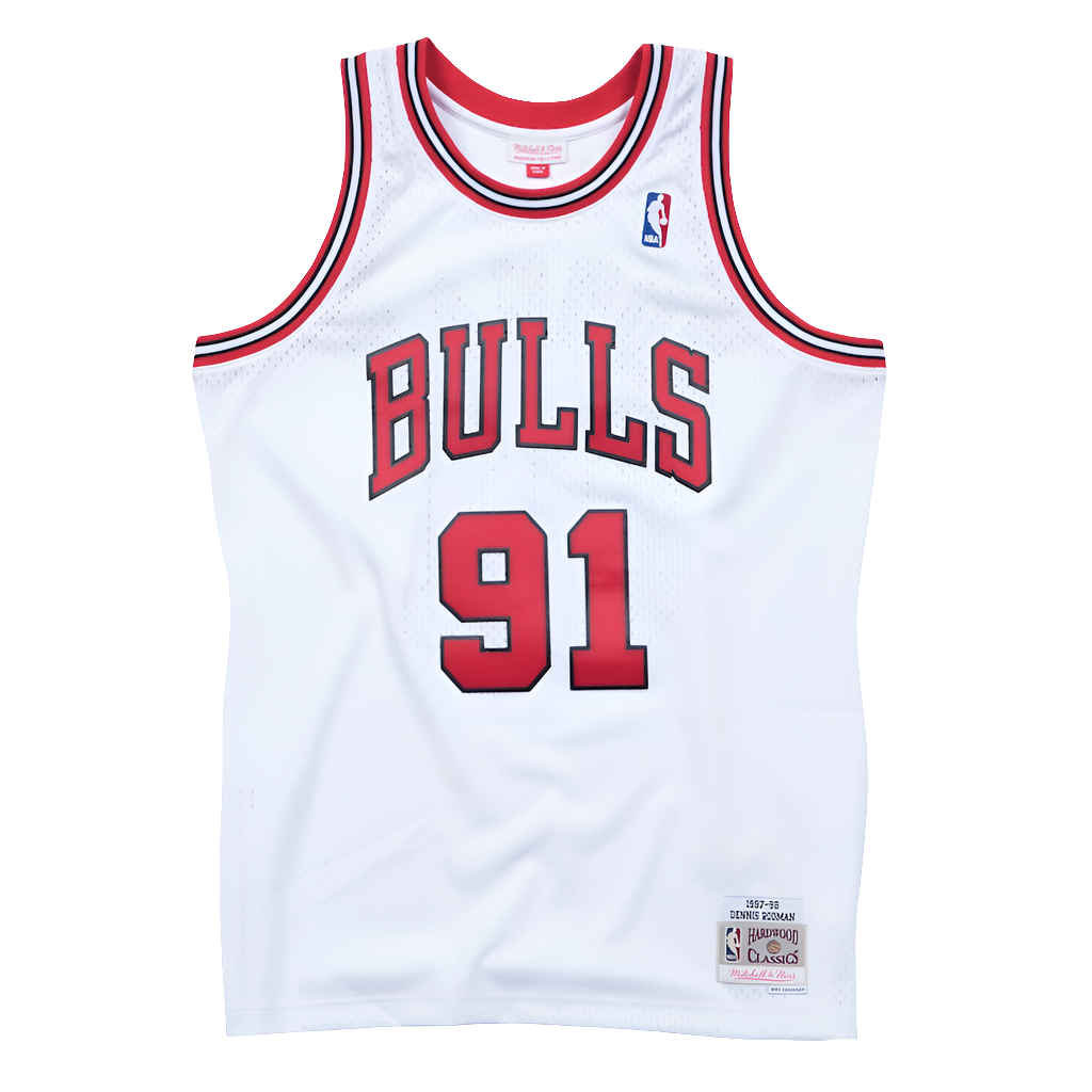 Chicago Bulls Dennis Rodman 97-98 Mitchell Ness Swingman Jersey