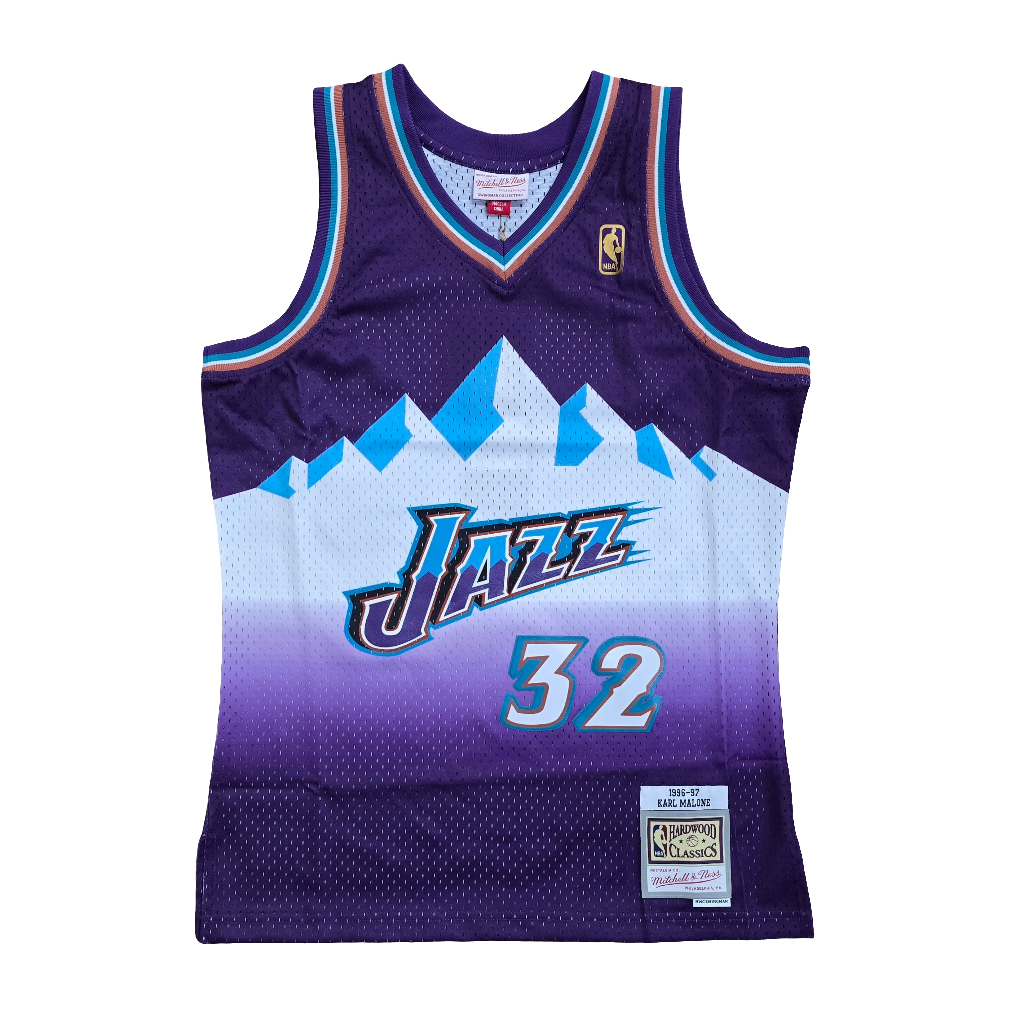 Utah Jazz Karl Malone Mitchell & Ness swingman jersey