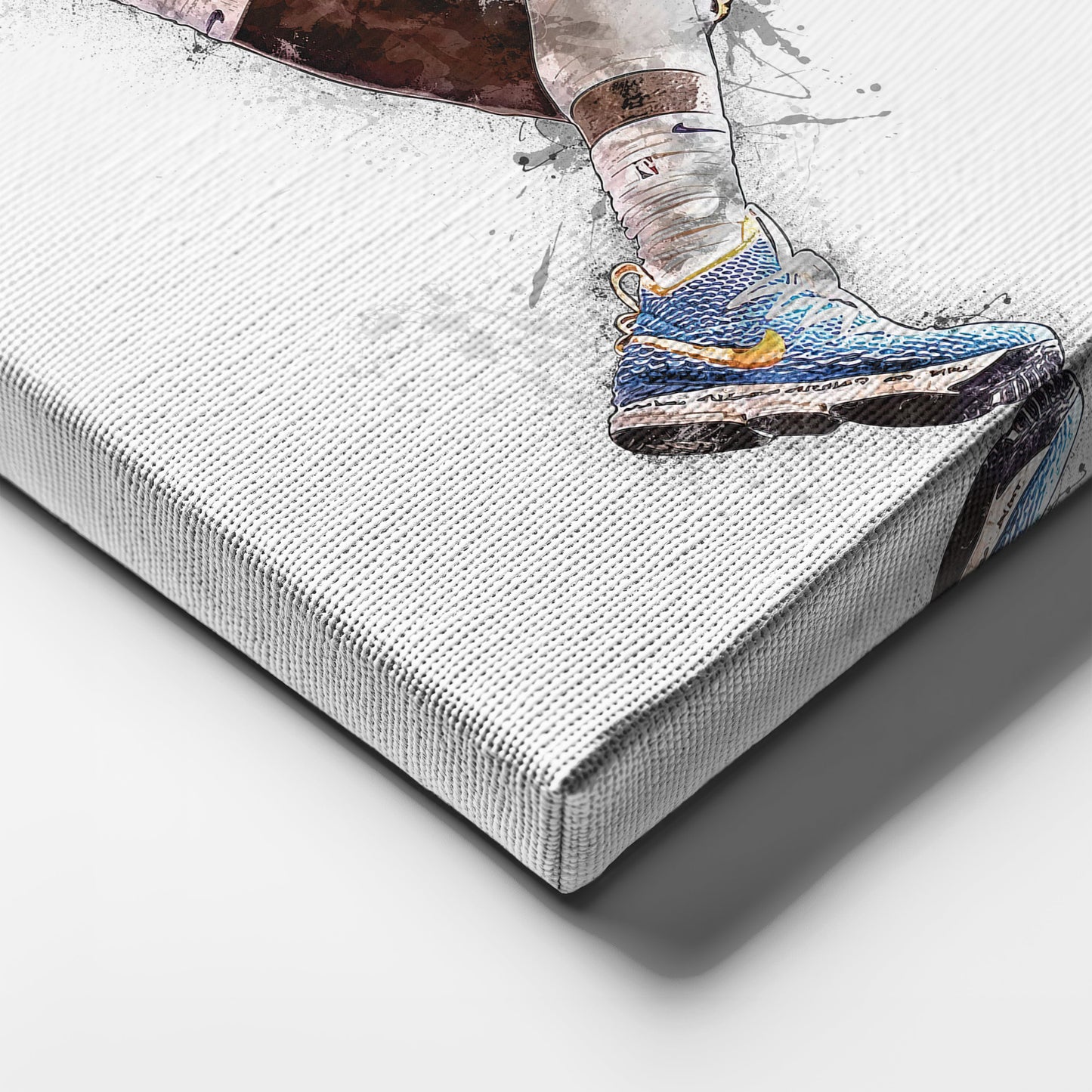 LeBron James Dunk Canvas Art – Los Angeles Lakers Wall Decor