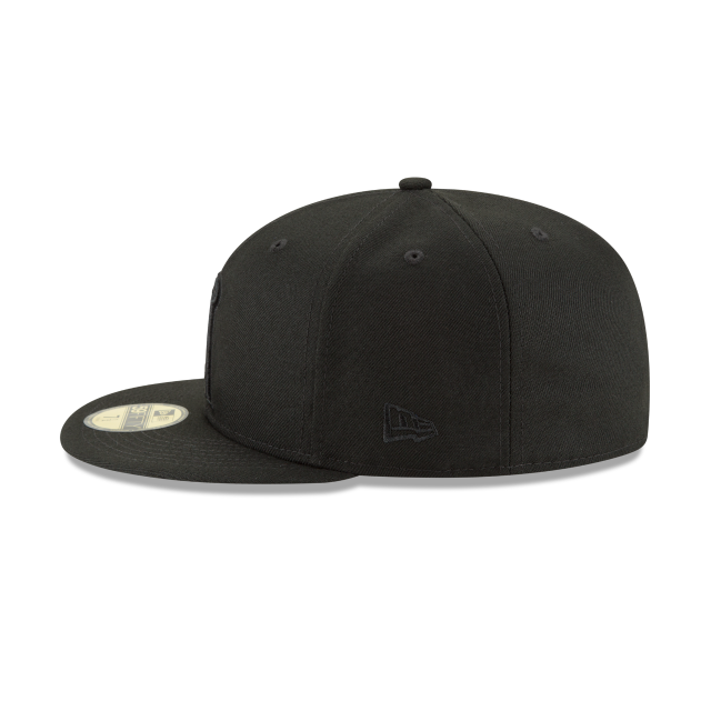 Anaheim Angels 59Fifty Black / Black Fitted Hat