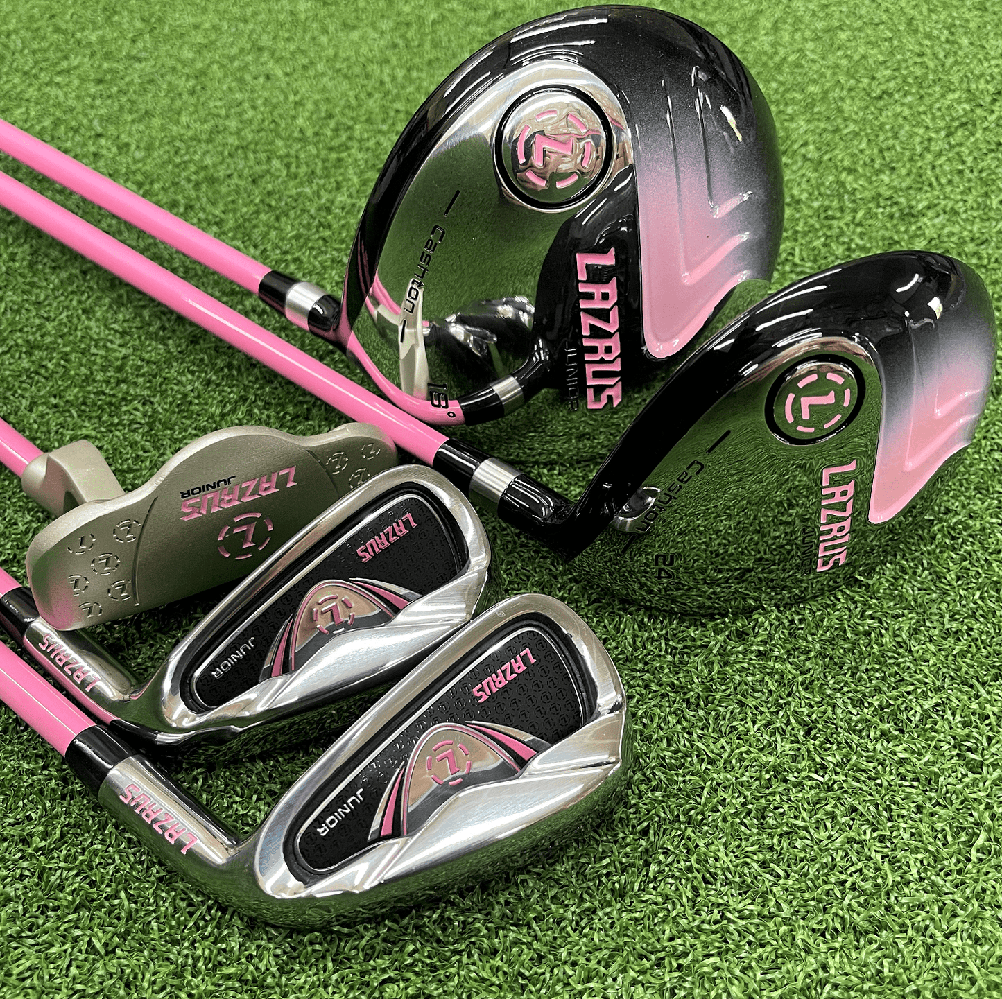 Lazrus Juniors Golf Clubs Set or Individuals - (Age 2-5 & 6-9 Right Hand or Left Hand , Boys or Girls)