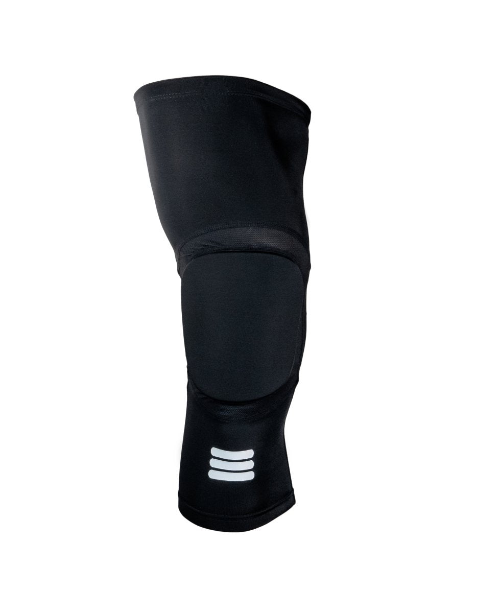 Mid-Length Padded Black Knee Sleeve