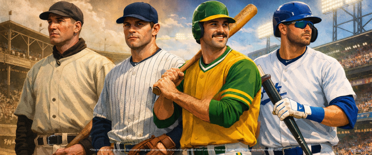 The Evolution of Baseball Team Uniforms: From Wool to Modern Performance