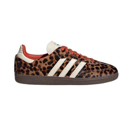 Adidas Samba OG Womens Preloved Red Leopard