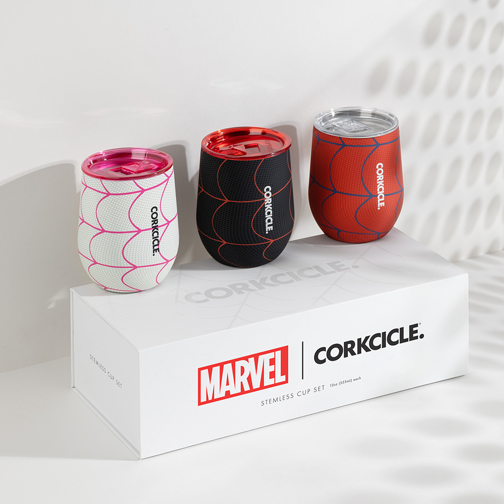 Spider-Man Stemless Set (3)
