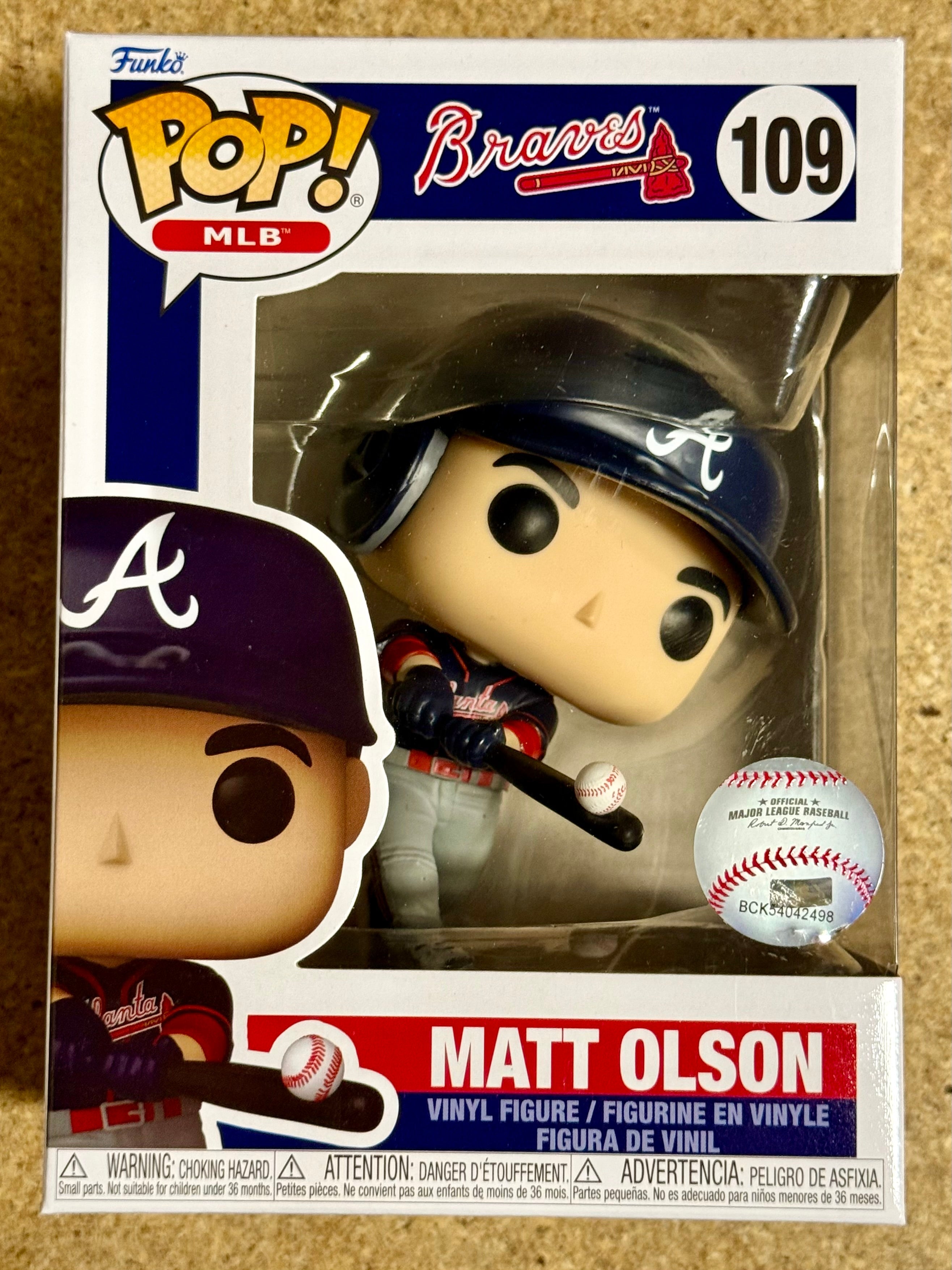 Funko Pop! MLB Matt Olson #109 Atlanta Braves Baseball 2024 First Baseman