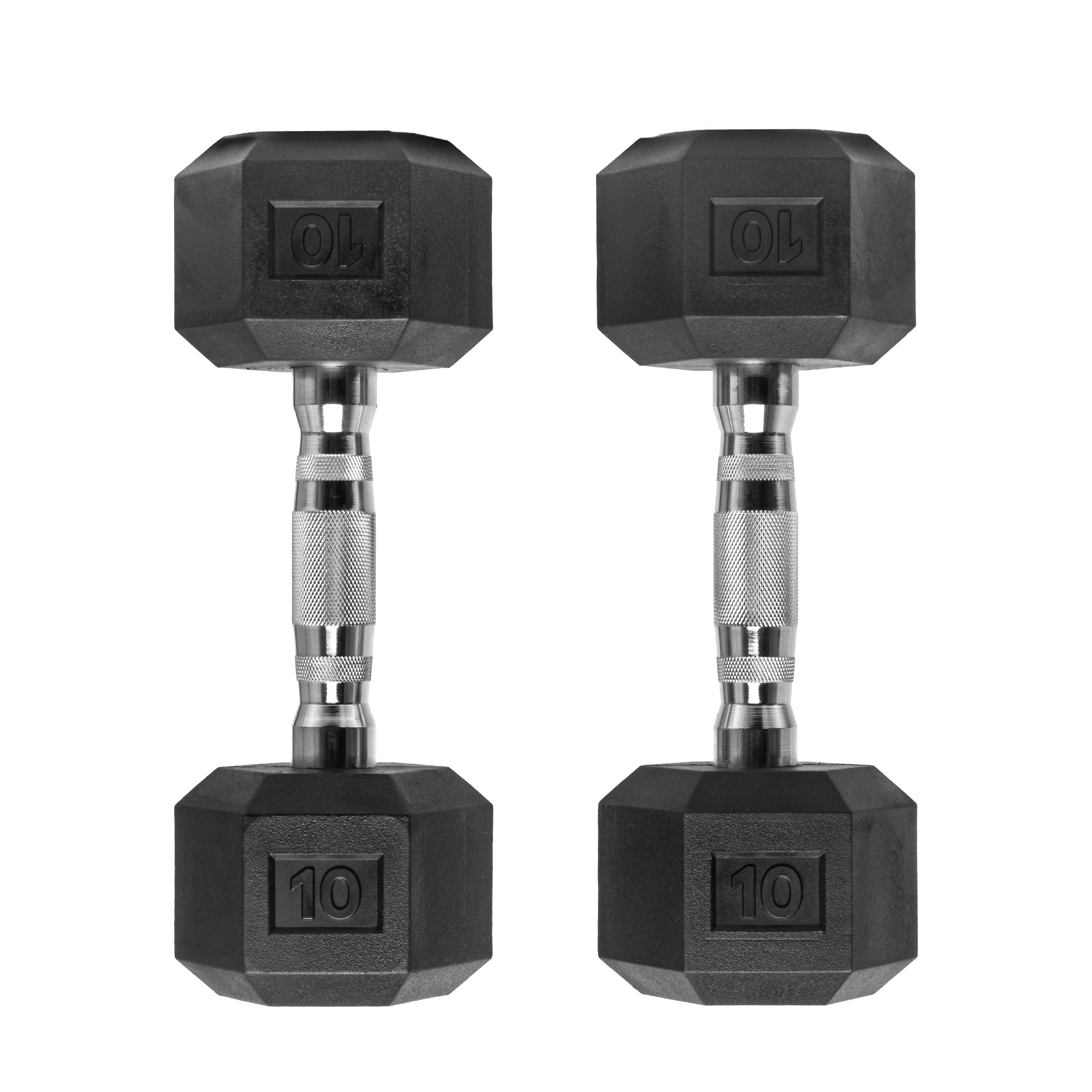 Rubber Hex Dumbbells