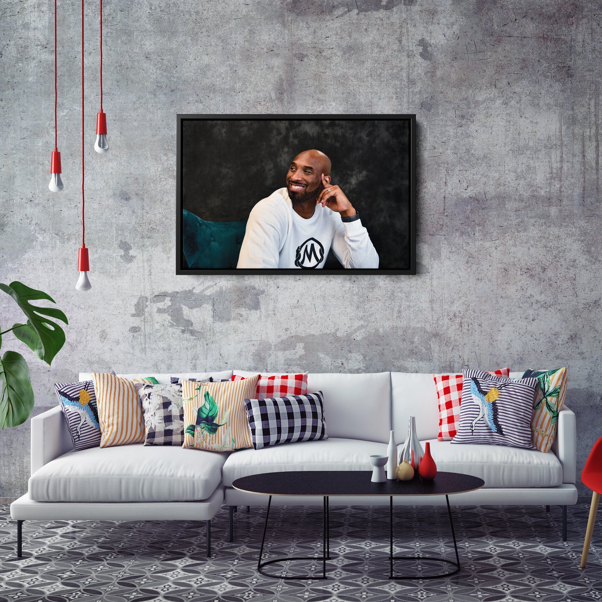 Black Mamba Kobe Bryant Basketball Canvas NBA Wall Art