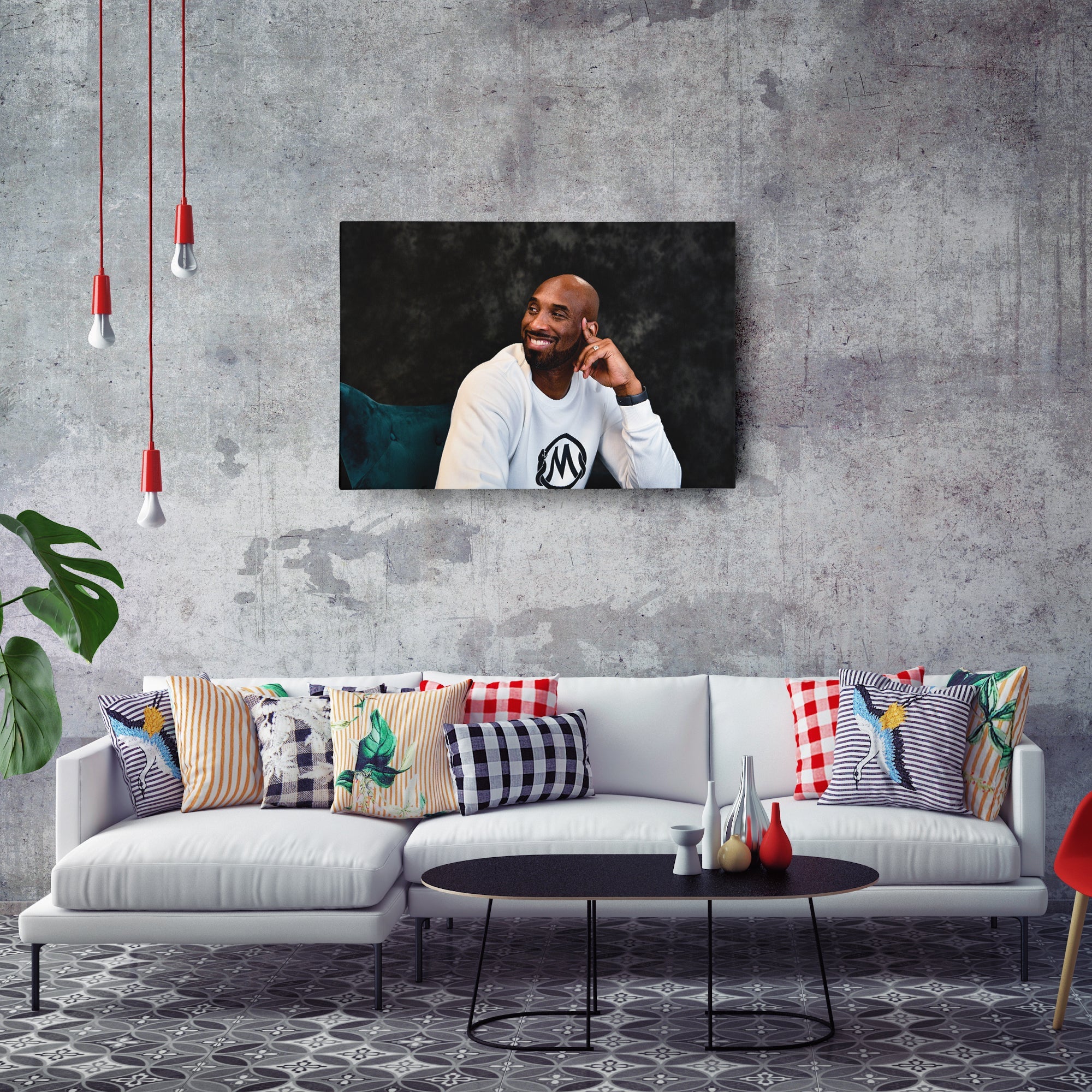 Black Mamba Kobe Bryant Basketball Canvas NBA Wall Art