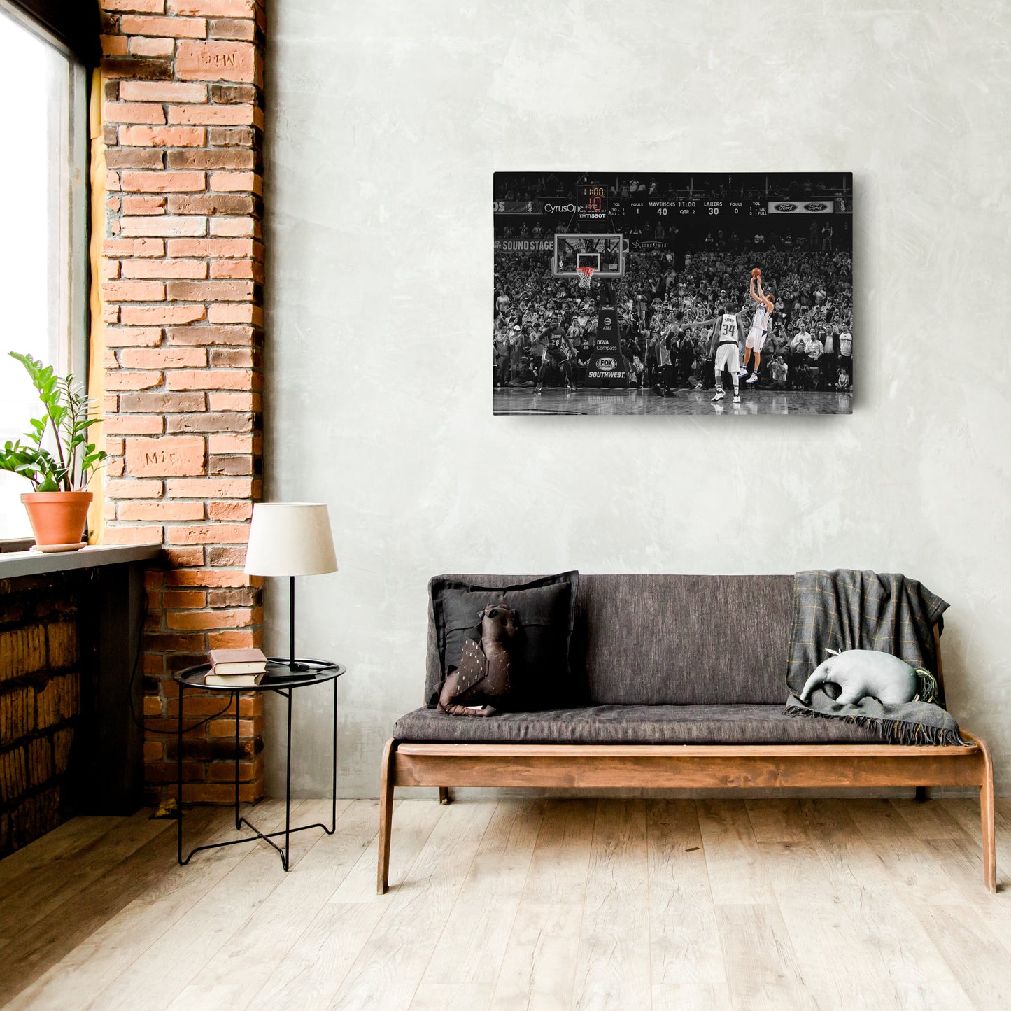 Dirk Nowitzki 30K Points Canvas – NBA Wall Art for Room Decor
