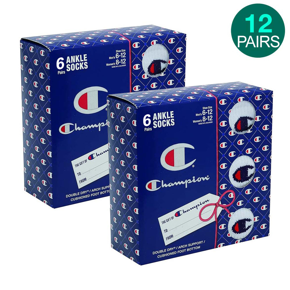 Champion Ankle Socks (12 Pack)