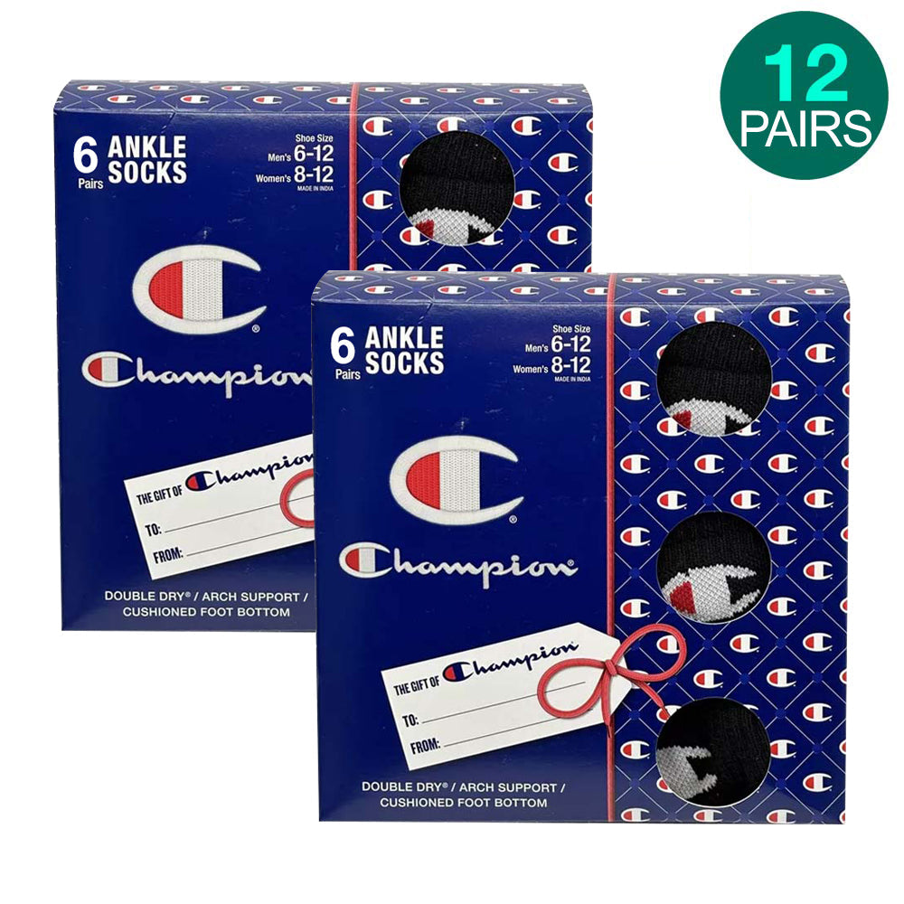 Champion Ankle Socks (12 Pack)