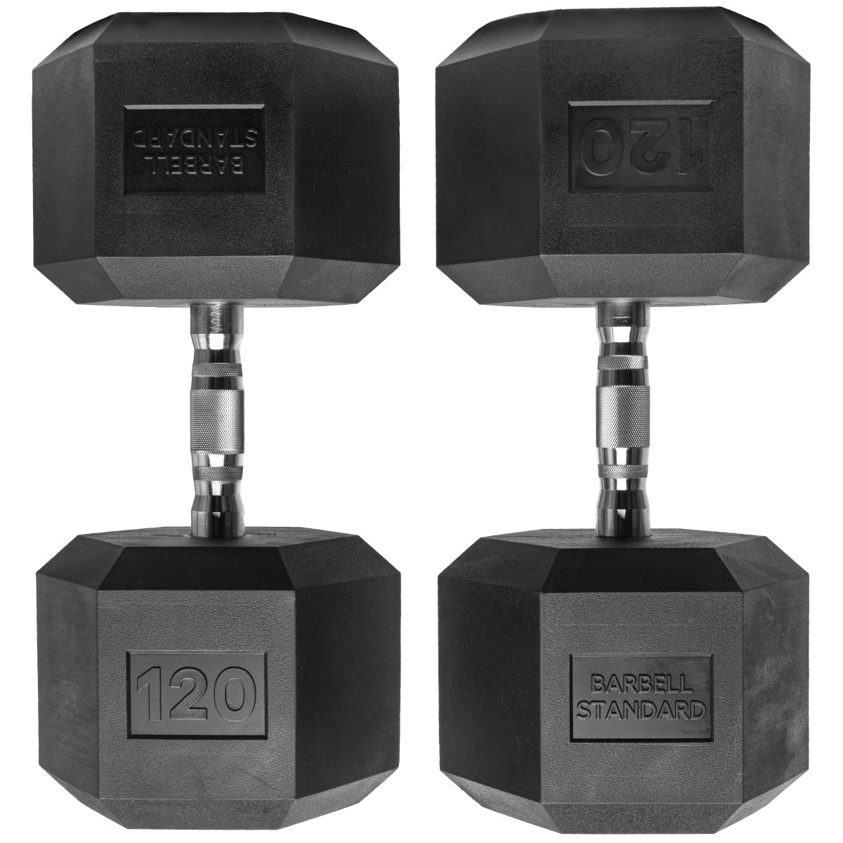 Rubber Hex Dumbbells