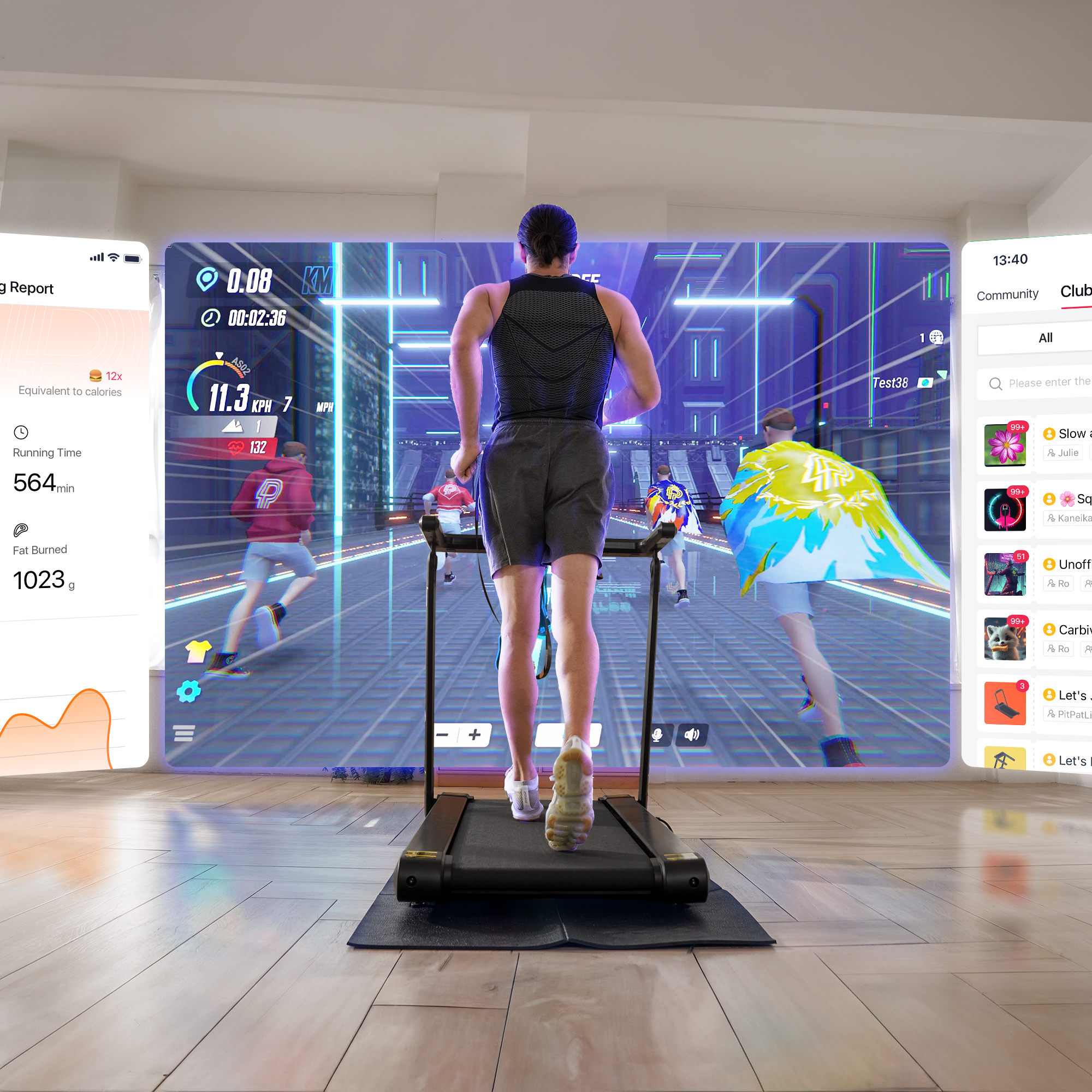 X20 Treadmill with 15% Auto Incline Full Running Deck Treadmill