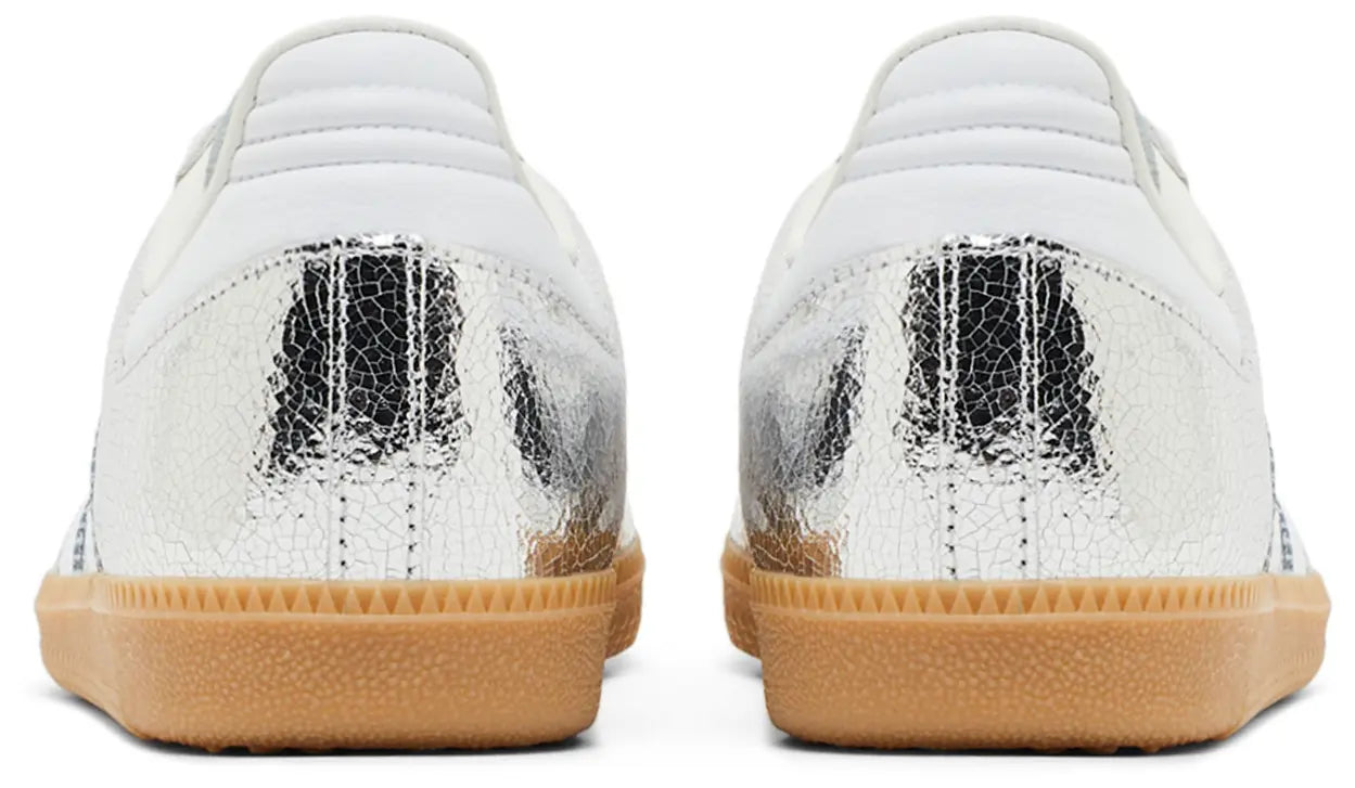 adidas Samba OG Shoes - Women's - Silver / Cloud White / White - 10 adidas Samba OG Shoes - Women's - Silver / Cloud White / White - 10