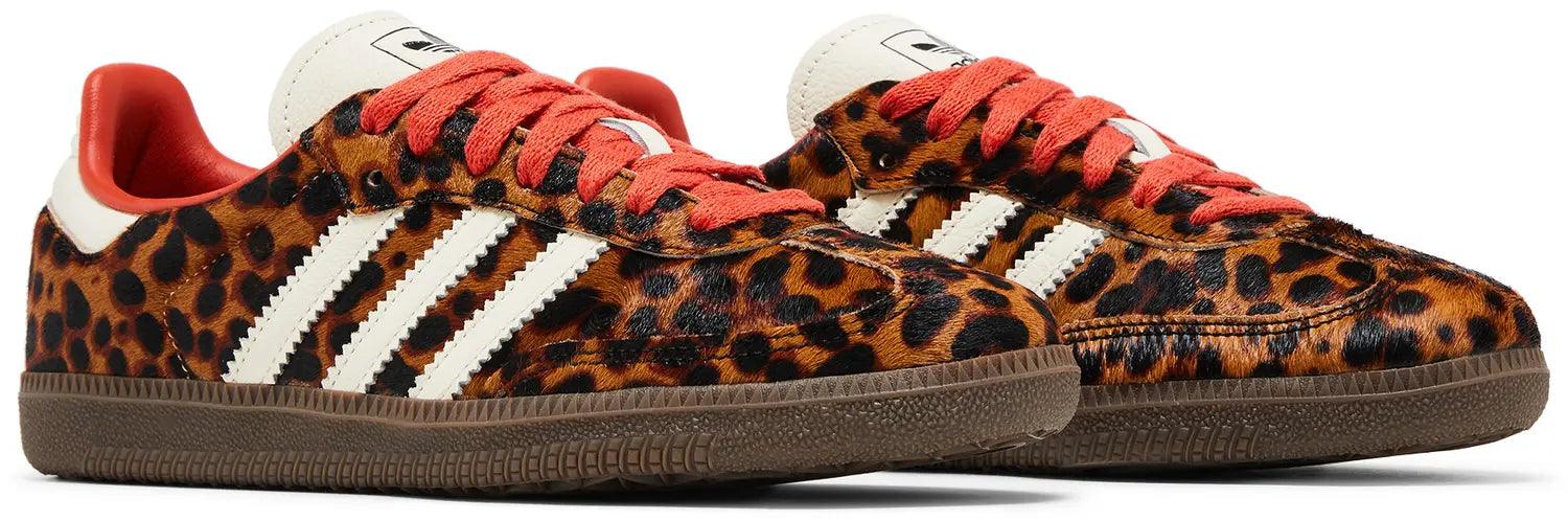 Adidas Samba OG Womens Preloved Red Leopard