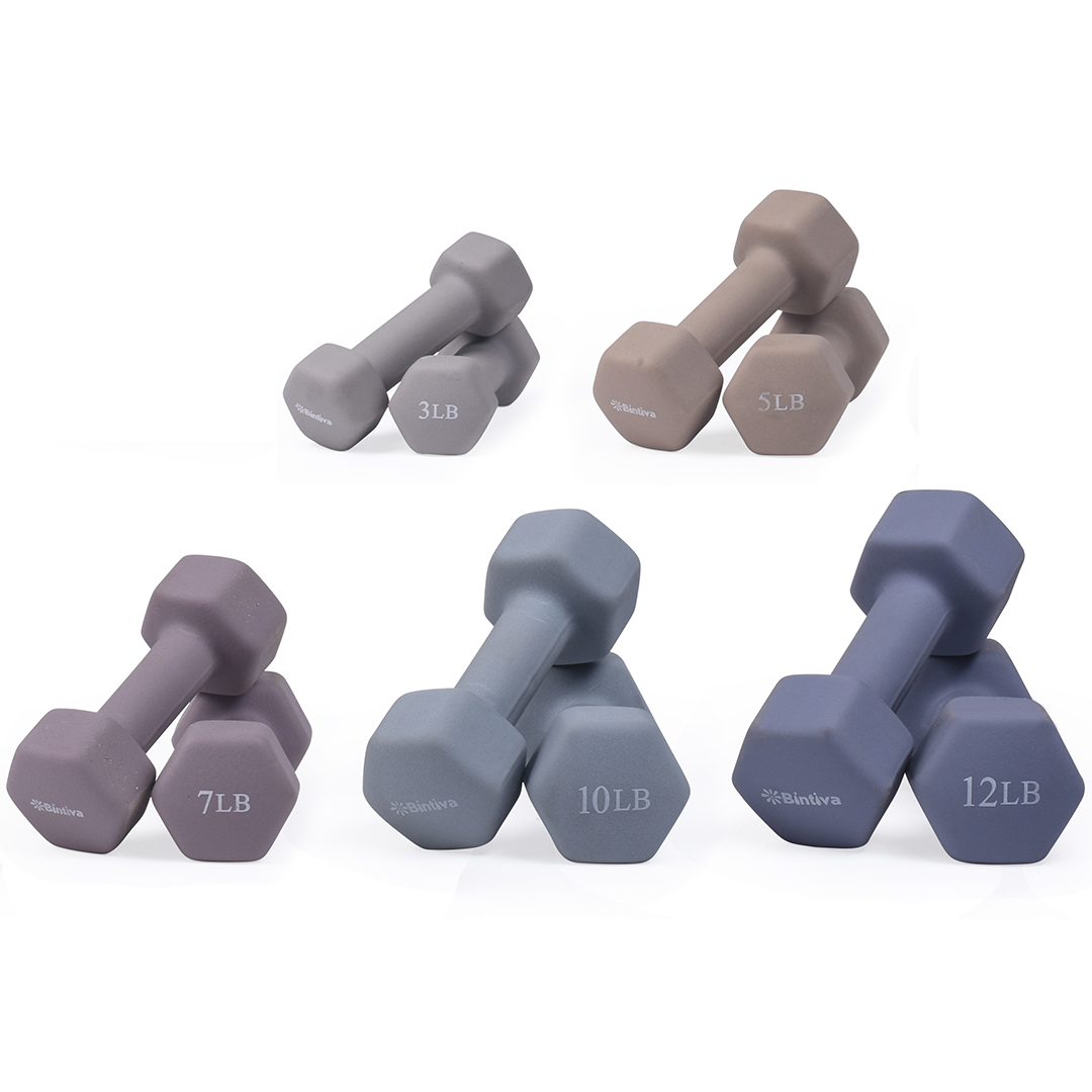 Neoprene Hexagon Shaped Dumbbells