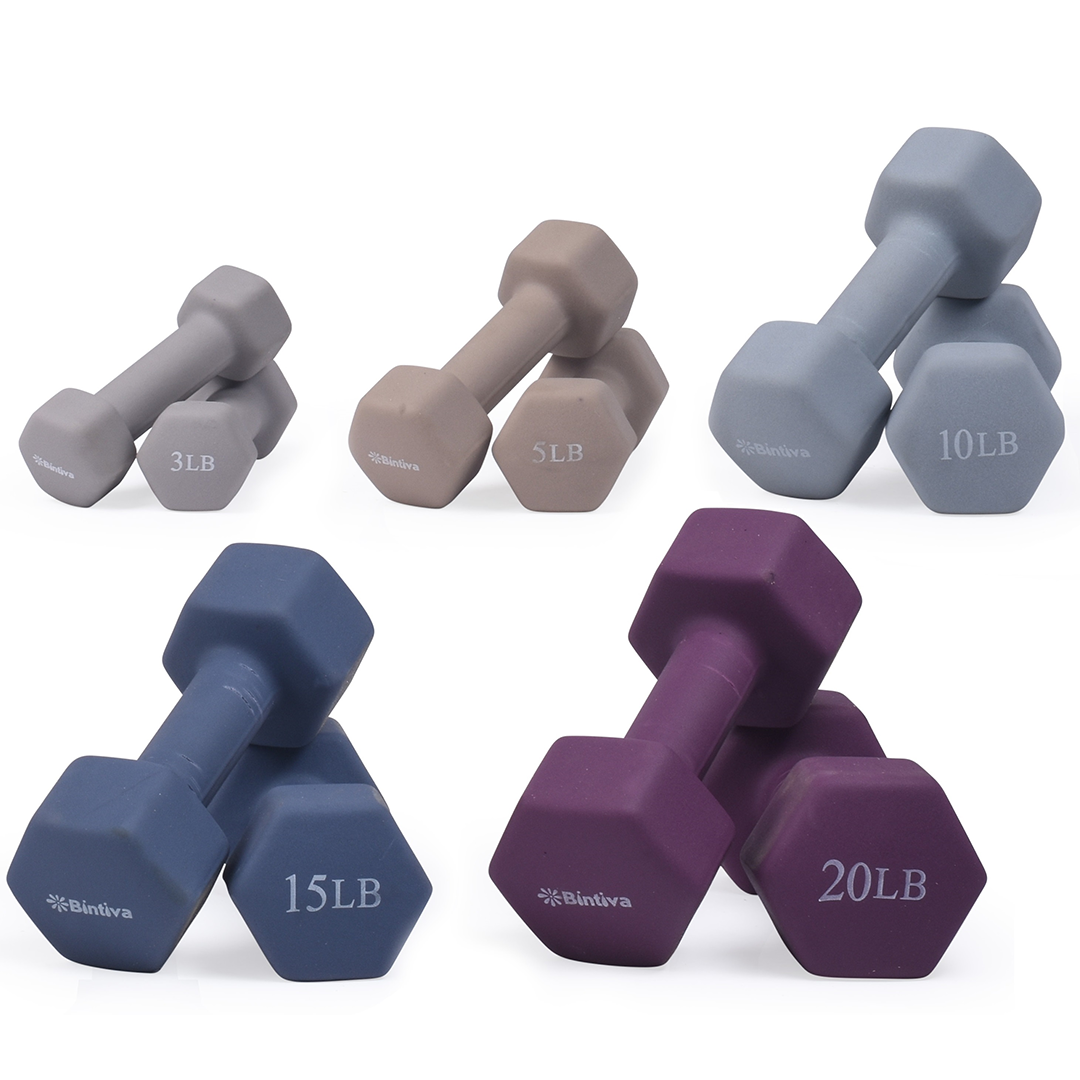Neoprene Hexagon Shaped Dumbbells