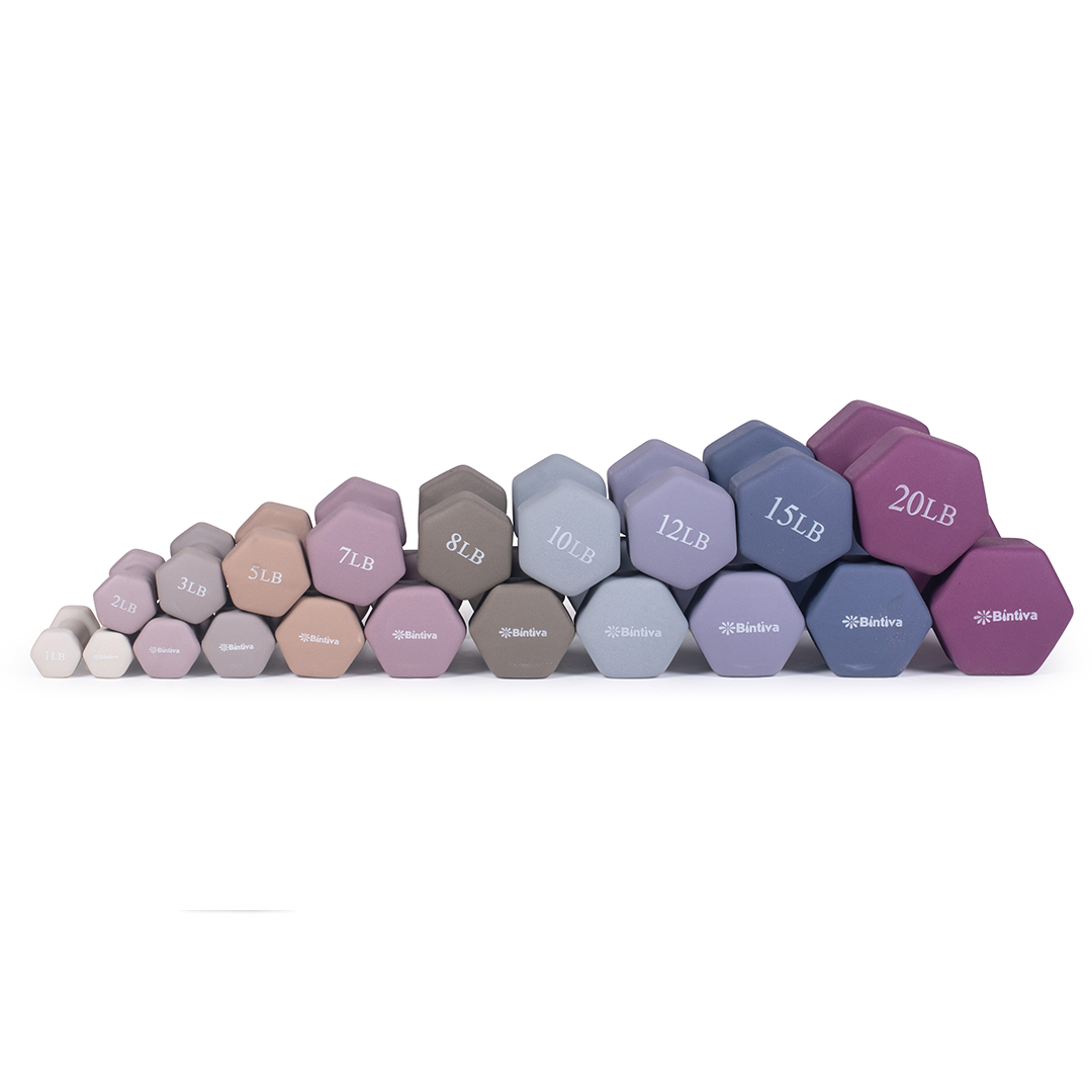 Neoprene Hexagon Shaped Dumbbells
