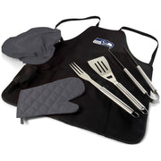 Seattle Seahawks BBQ Apron Tote Pro Grill Set