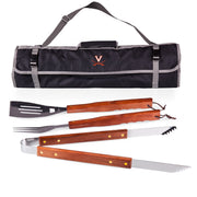 Virginia Cavaliers 3-Piece BBQ Tote & Grill Set