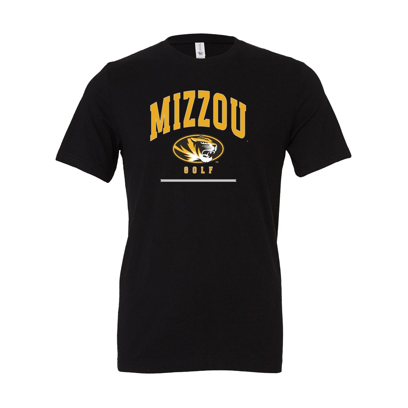 Mizzou Golf Premium T-Shirt Bella + Canvas