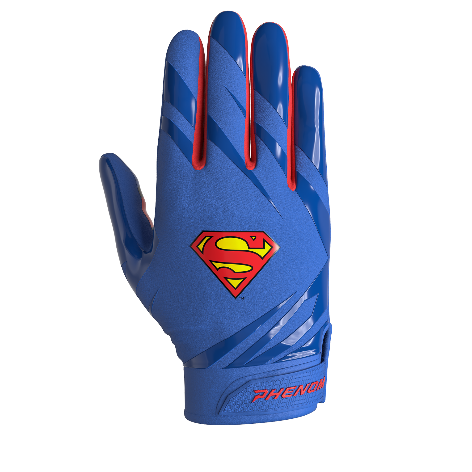 Superman Football Gloves